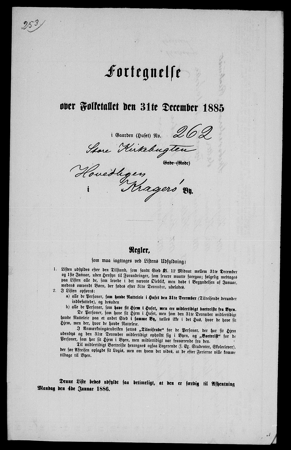 SAKO, 1885 census for 0801 Kragerø, 1885, p. 1533
