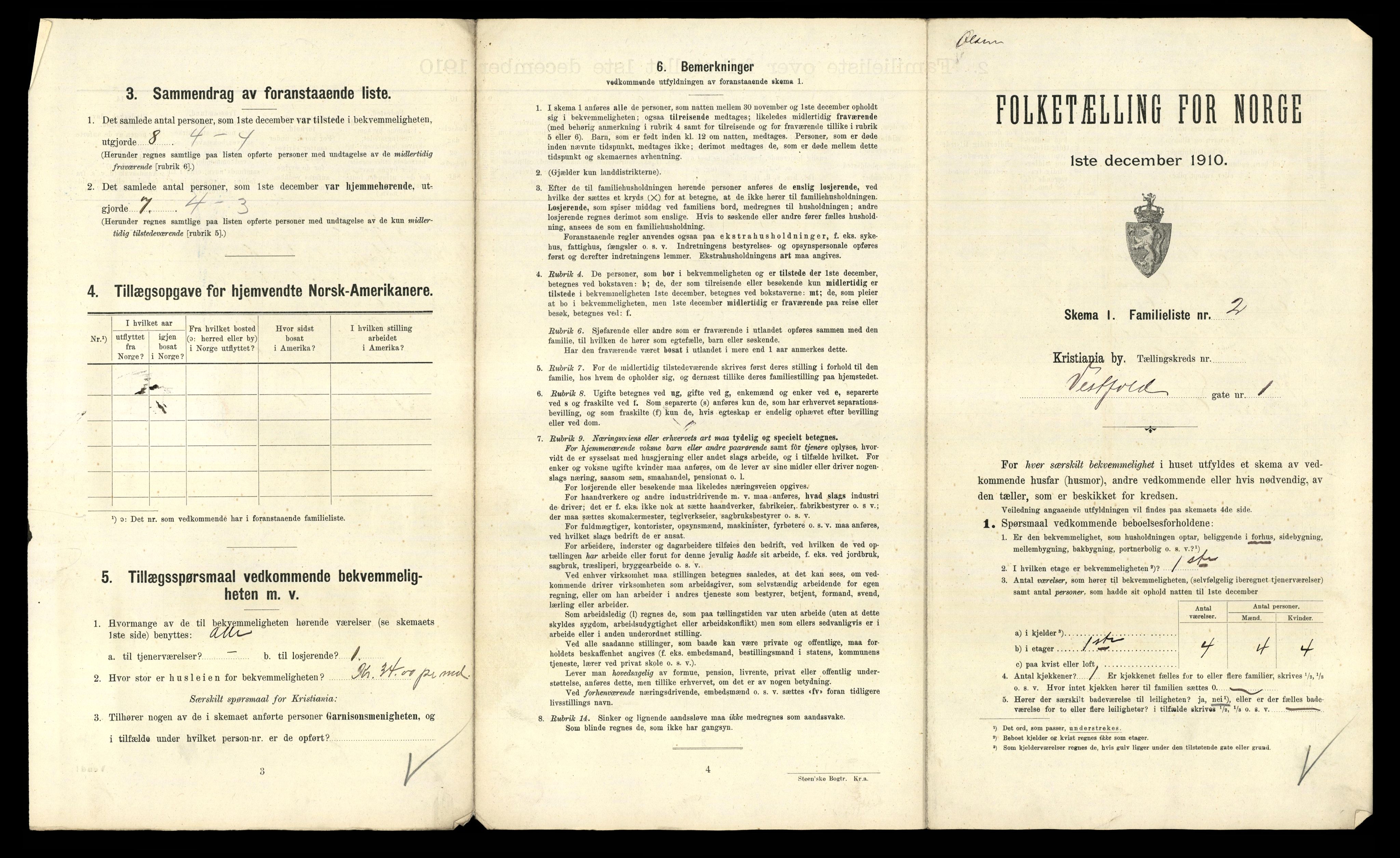 RA, 1910 census for Kristiania, 1910, p. 118003