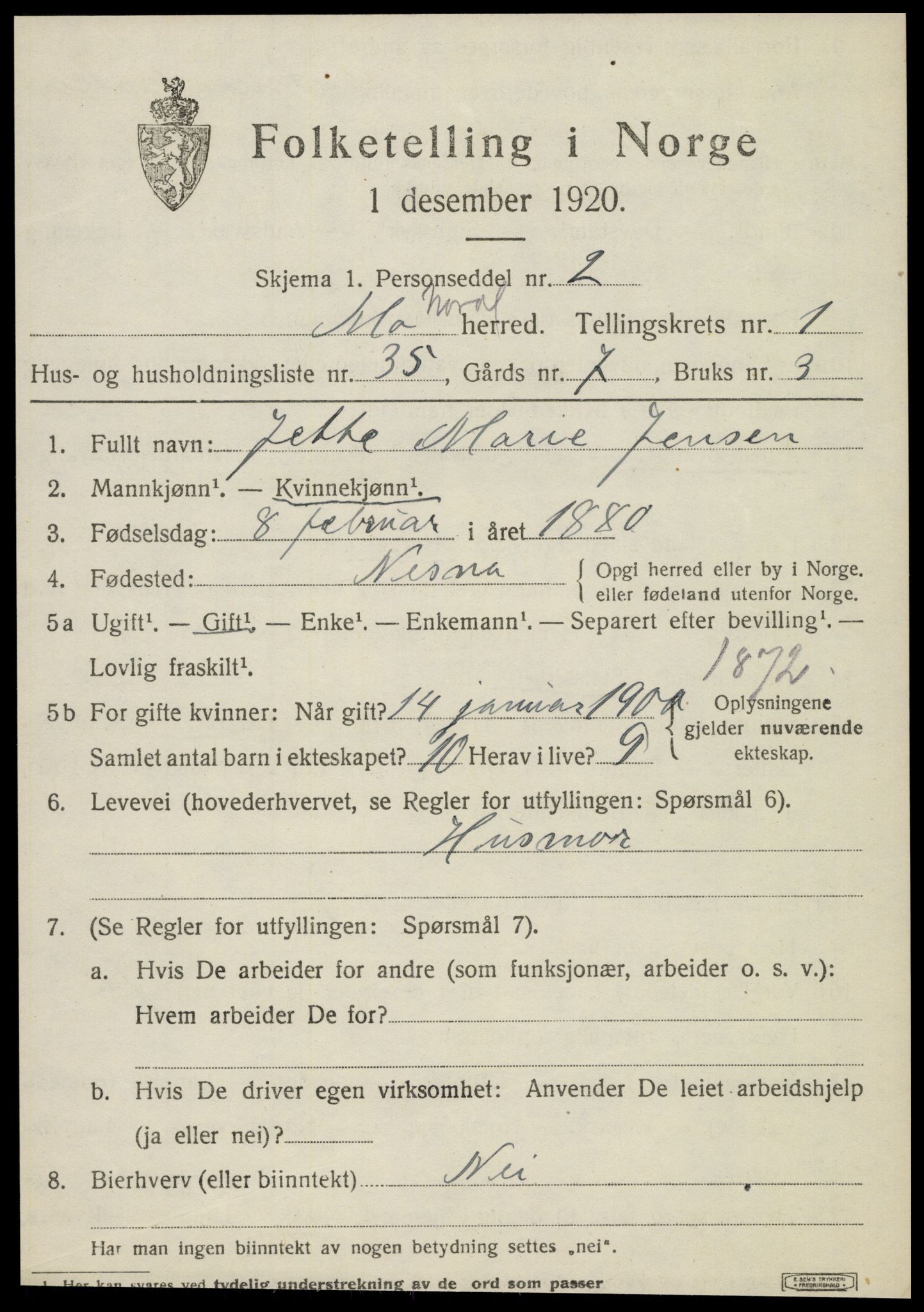 SAT, 1920 census for Mo, 1920, p. 2369