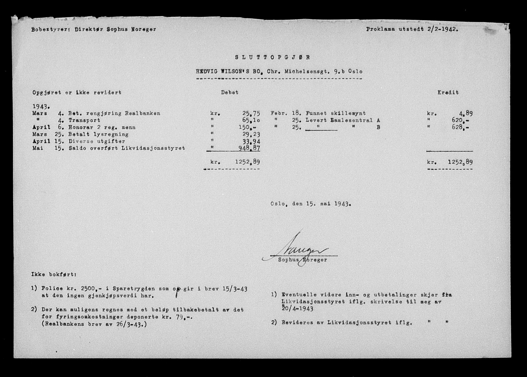 Justisdepartementet, Tilbakeføringskontoret for inndratte formuer, AV/RA-S-1564/H/Hc/Hcc/L0986: --, 1945-1947, p. 357