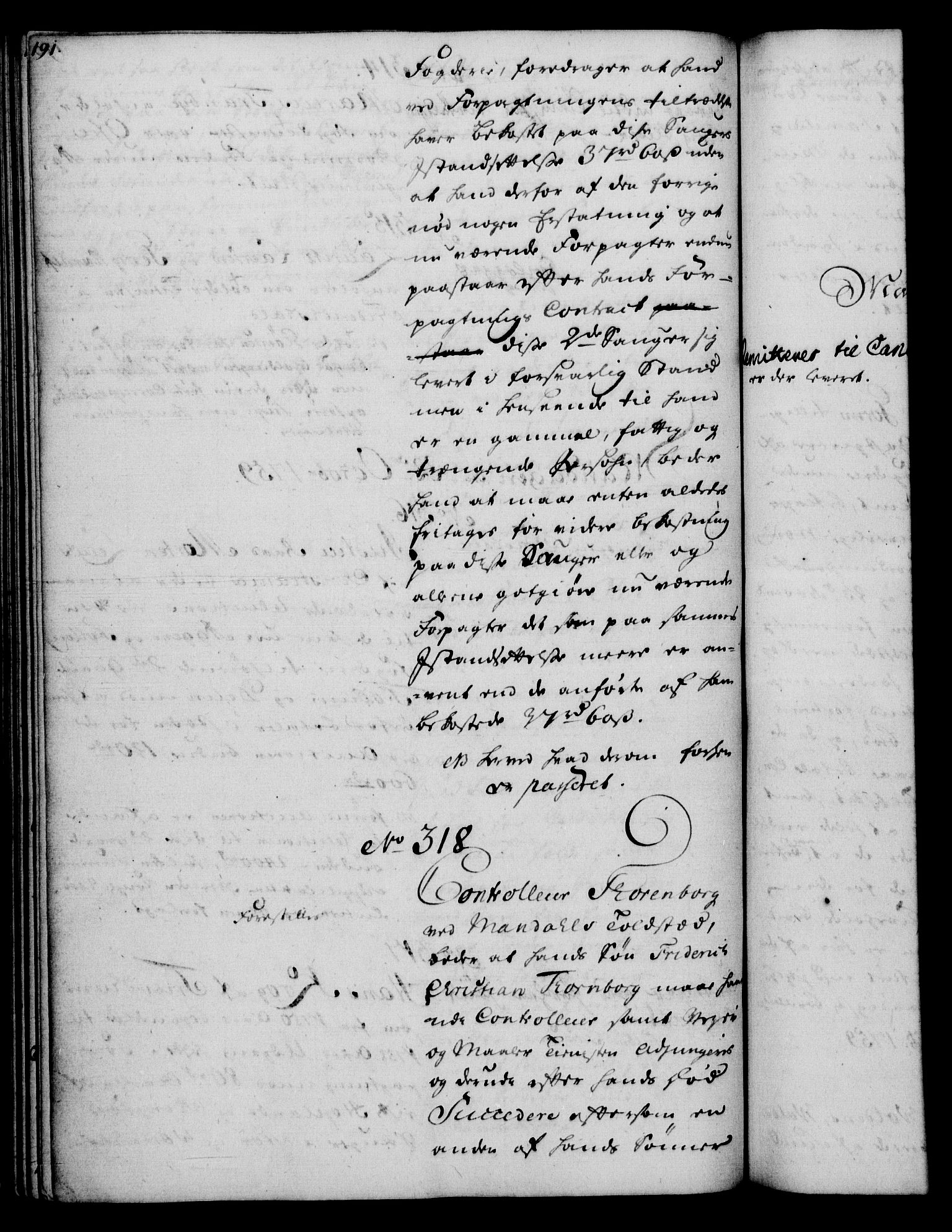 Rentekammeret, Kammerkanselliet, RA/EA-3111/G/Gh/Gha/L0035: Norsk ekstraktmemorialprotokoll (merket RK 53.80), 1759-1771, p. 191