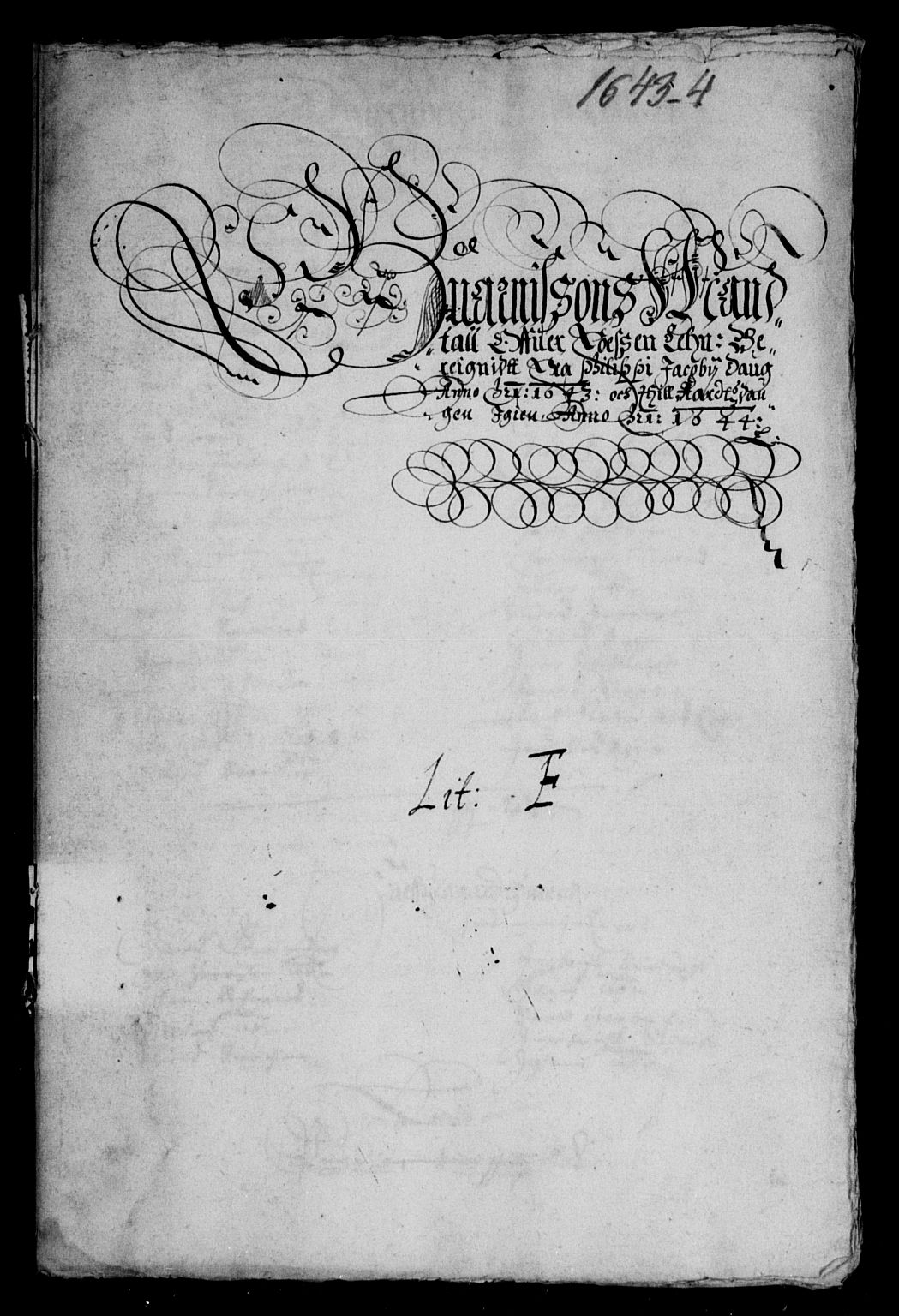 Rentekammeret inntil 1814, Reviderte regnskaper, Lensregnskaper, RA/EA-5023/R/Rb/Rbw/L0079: Trondheim len, 1643-1644