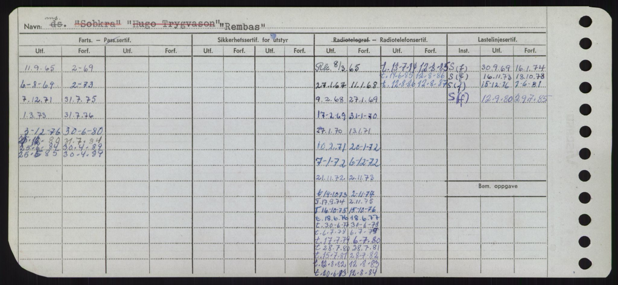 Sjøfartsdirektoratet med forløpere, Skipsmålingen, AV/RA-S-1627/H/Hd/L0030: Fartøy, Q-Riv, p. 400