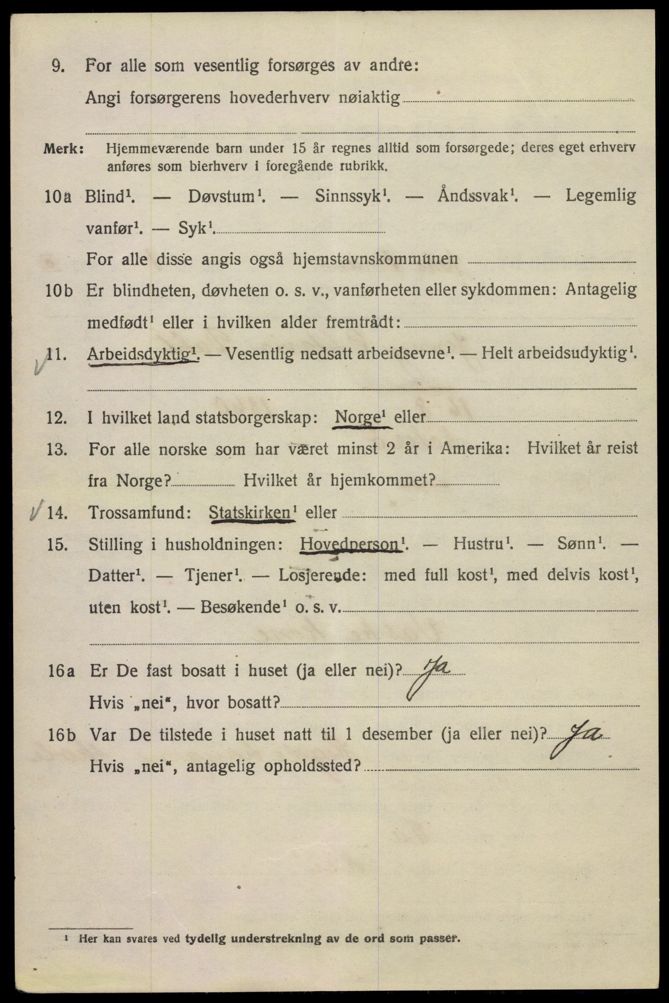 SAO, 1920 census for Kristiania, 1920, p. 323476