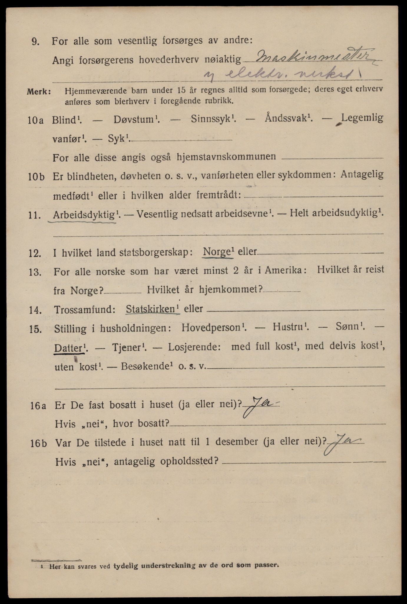 SAST, 1920 census for Haugesund, 1920, p. 27462