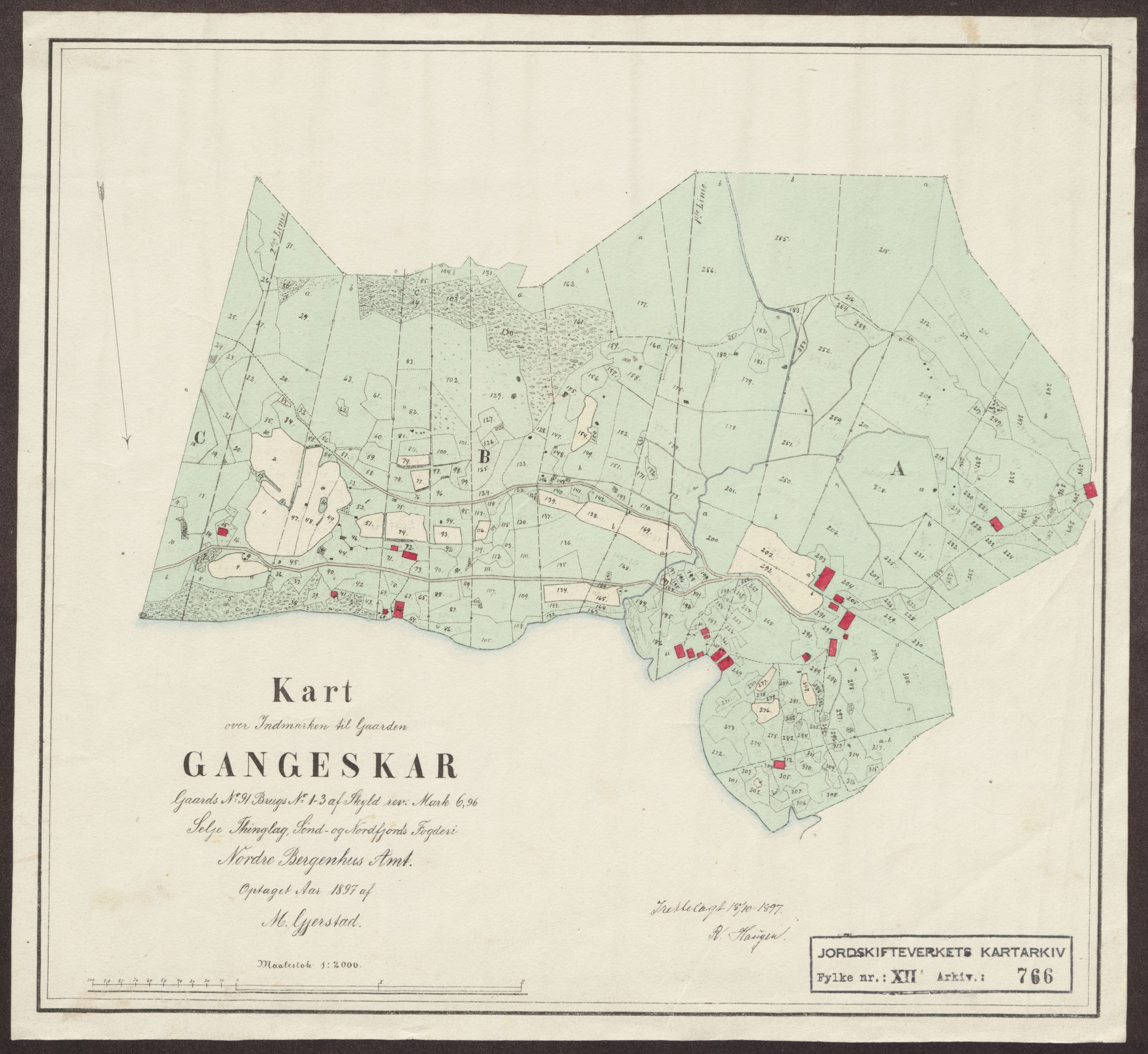 Jordskifteverkets kartarkiv, RA/S-3929/T, 1859-1988, p. 895