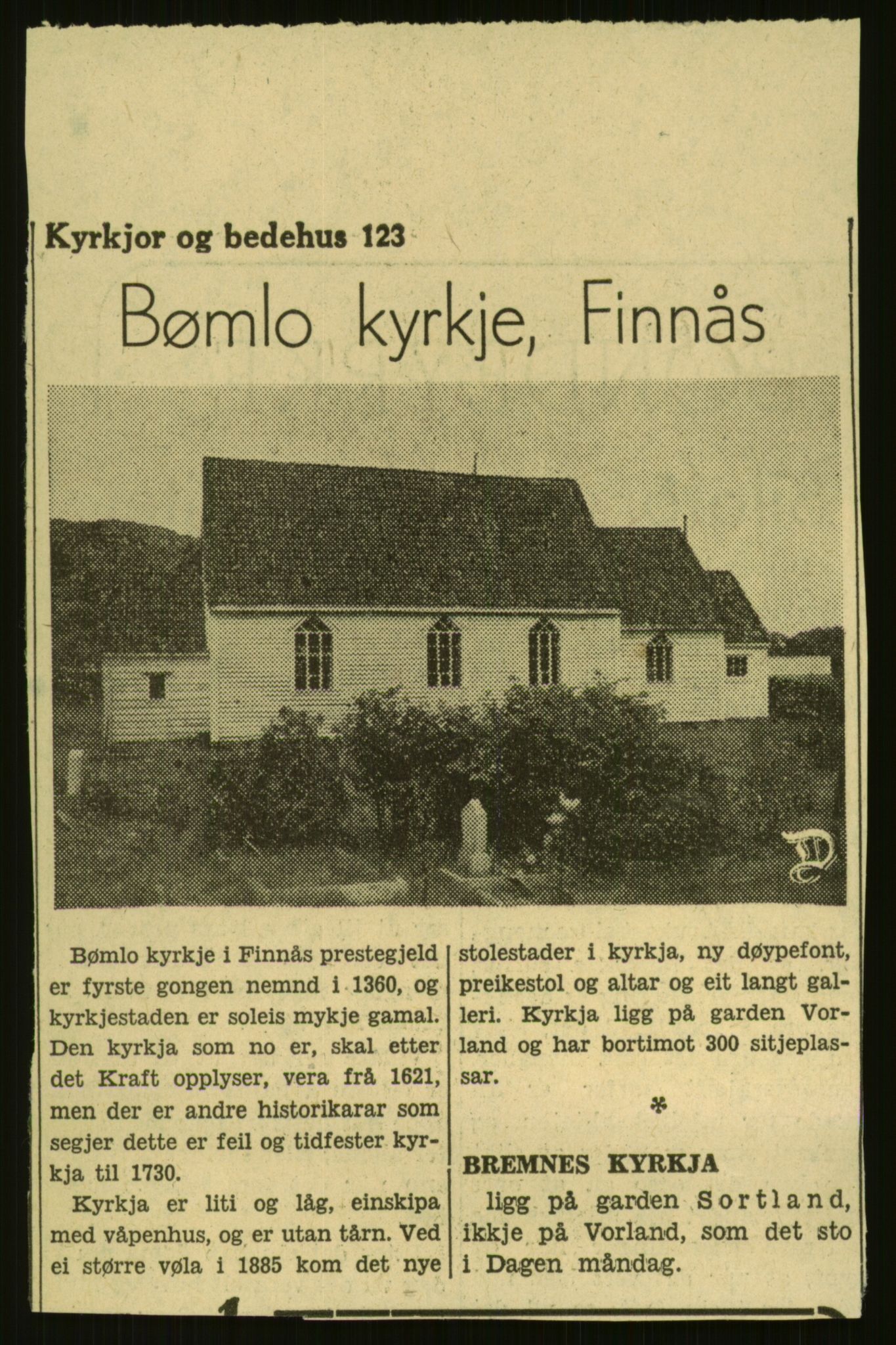 Kirke- og undervisningsdepartementet, Kontoret  for kirke og geistlighet A, AV/RA-S-1007/F/Fb/L0024: Finnås (gml. Føyen) - Fiskum se Eiker, 1838-1961, p. 175