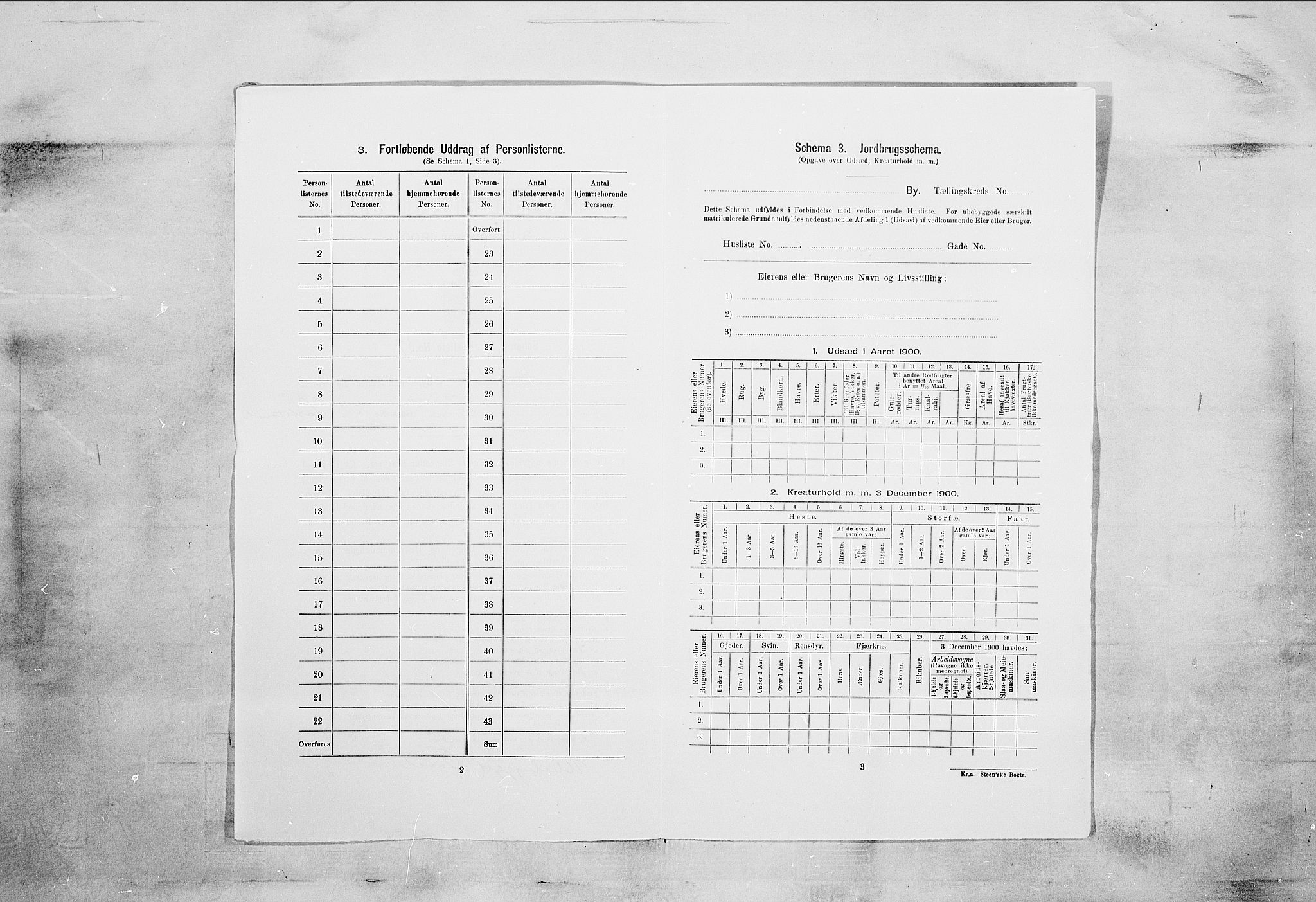 SAKO, 1900 census for Brevik, 1900, p. 1328