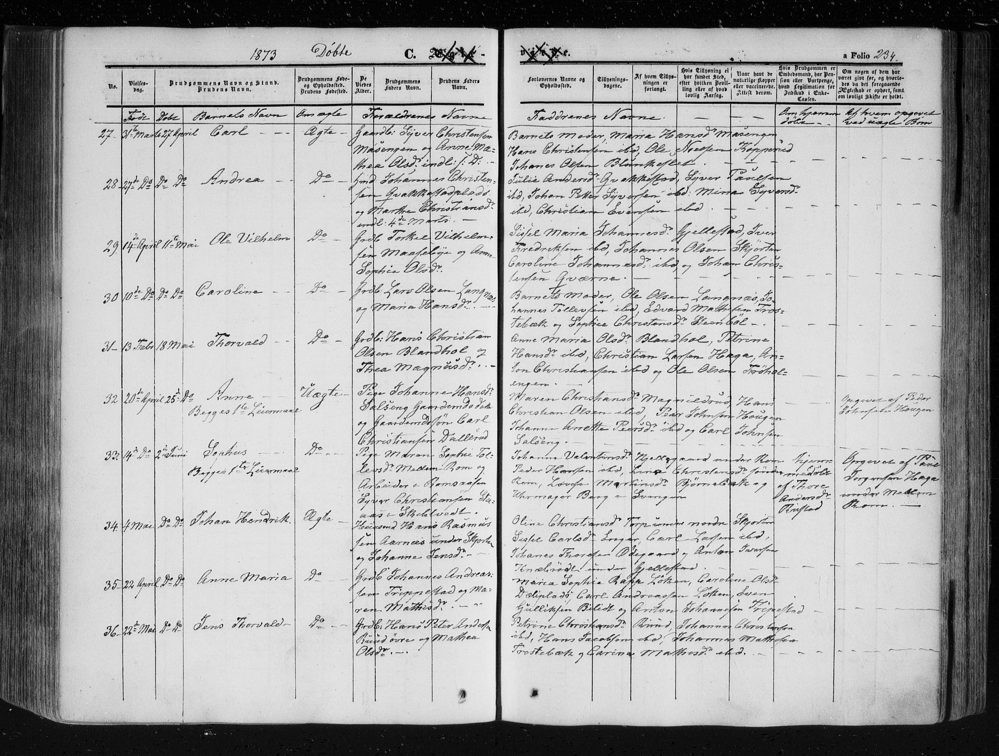 Askim prestekontor Kirkebøker, SAO/A-10900/F/Fa/L0005: Parish register (official) no. 5, 1847-1879, p. 234