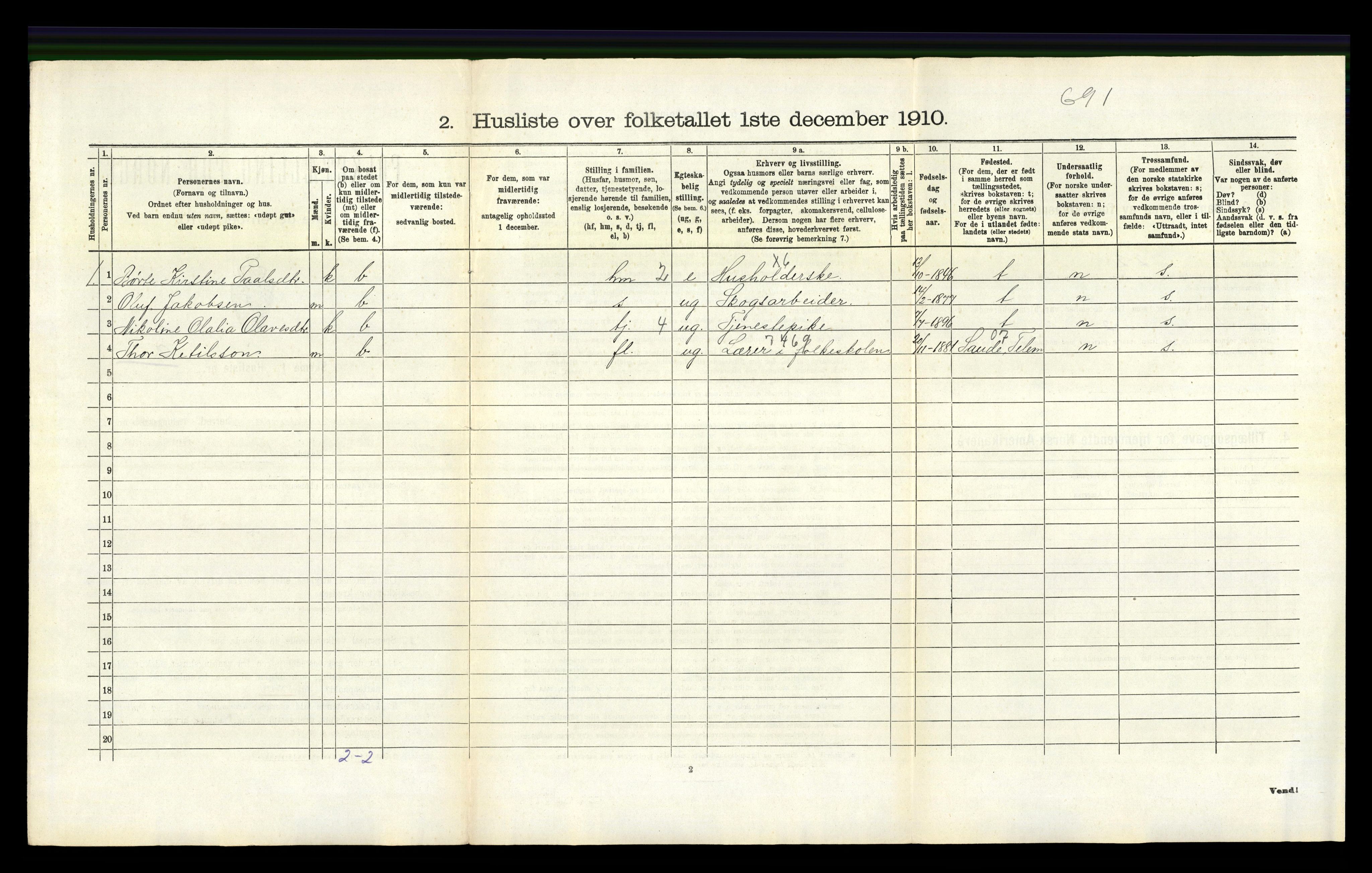 RA, 1910 census for Brunlanes, 1910, p. 792