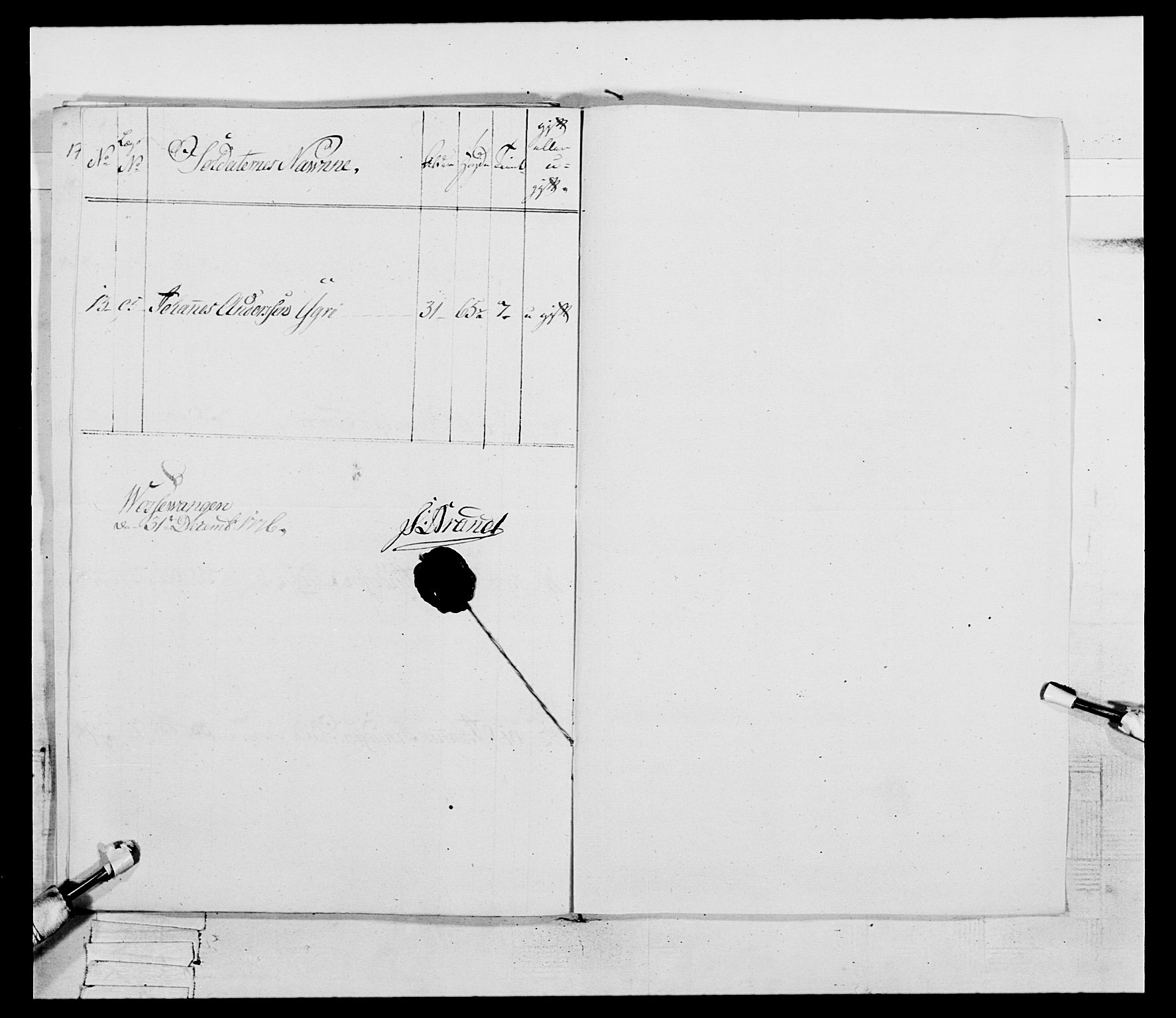 Generalitets- og kommissariatskollegiet, Det kongelige norske kommissariatskollegium, AV/RA-EA-5420/E/Eh/L0094: 2. Bergenhusiske nasjonale infanteriregiment, 1776-1779, p. 75