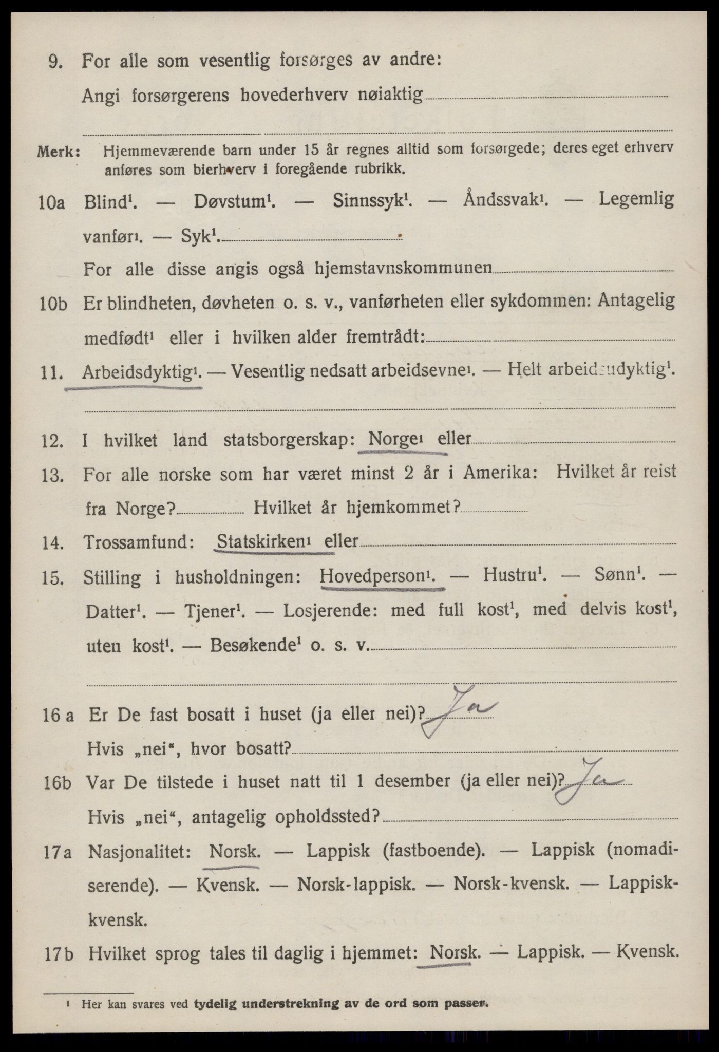 SAT, 1920 census for Meldal, 1920, p. 8720