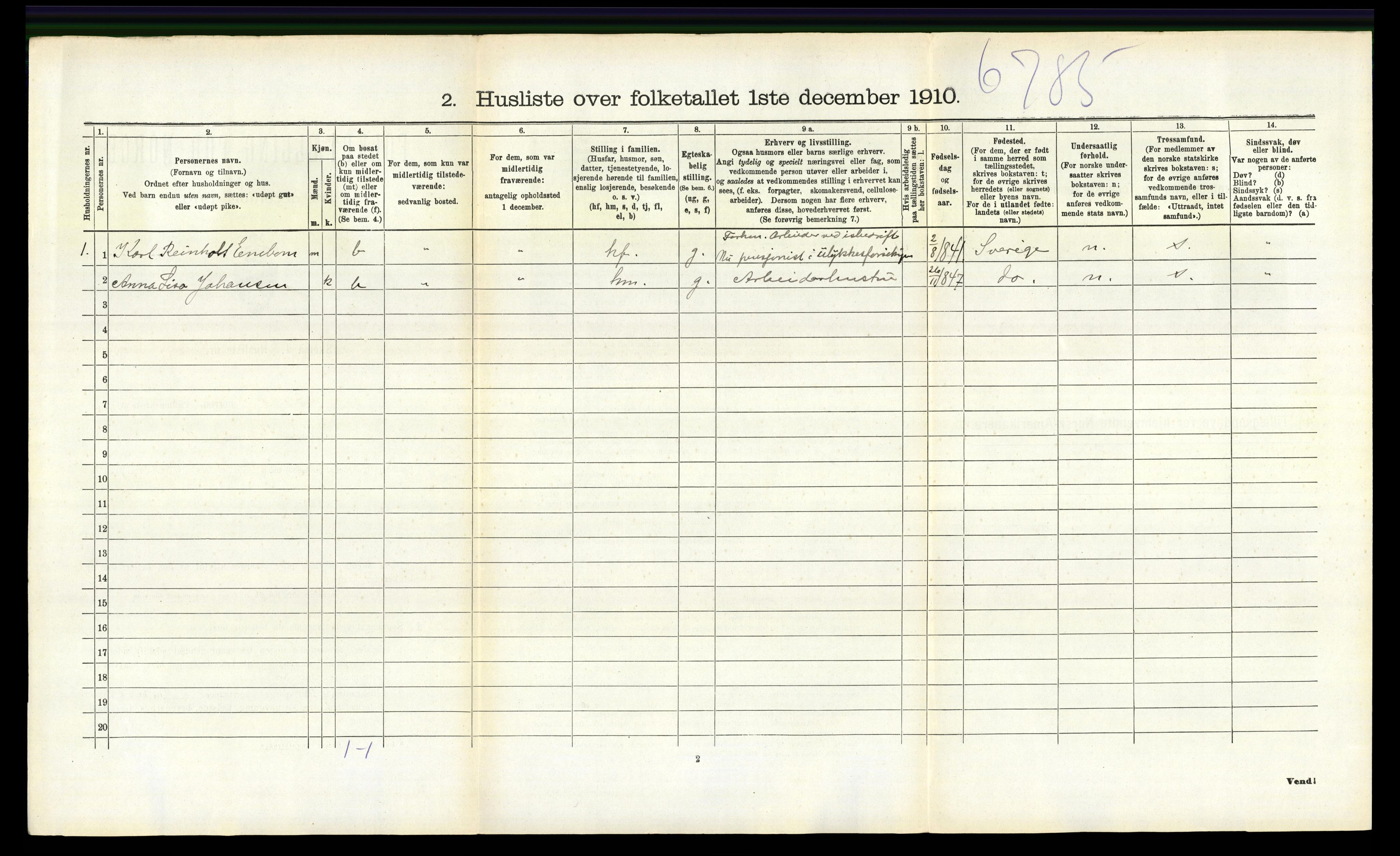 RA, 1910 census for Skåtøy, 1910, p. 1002