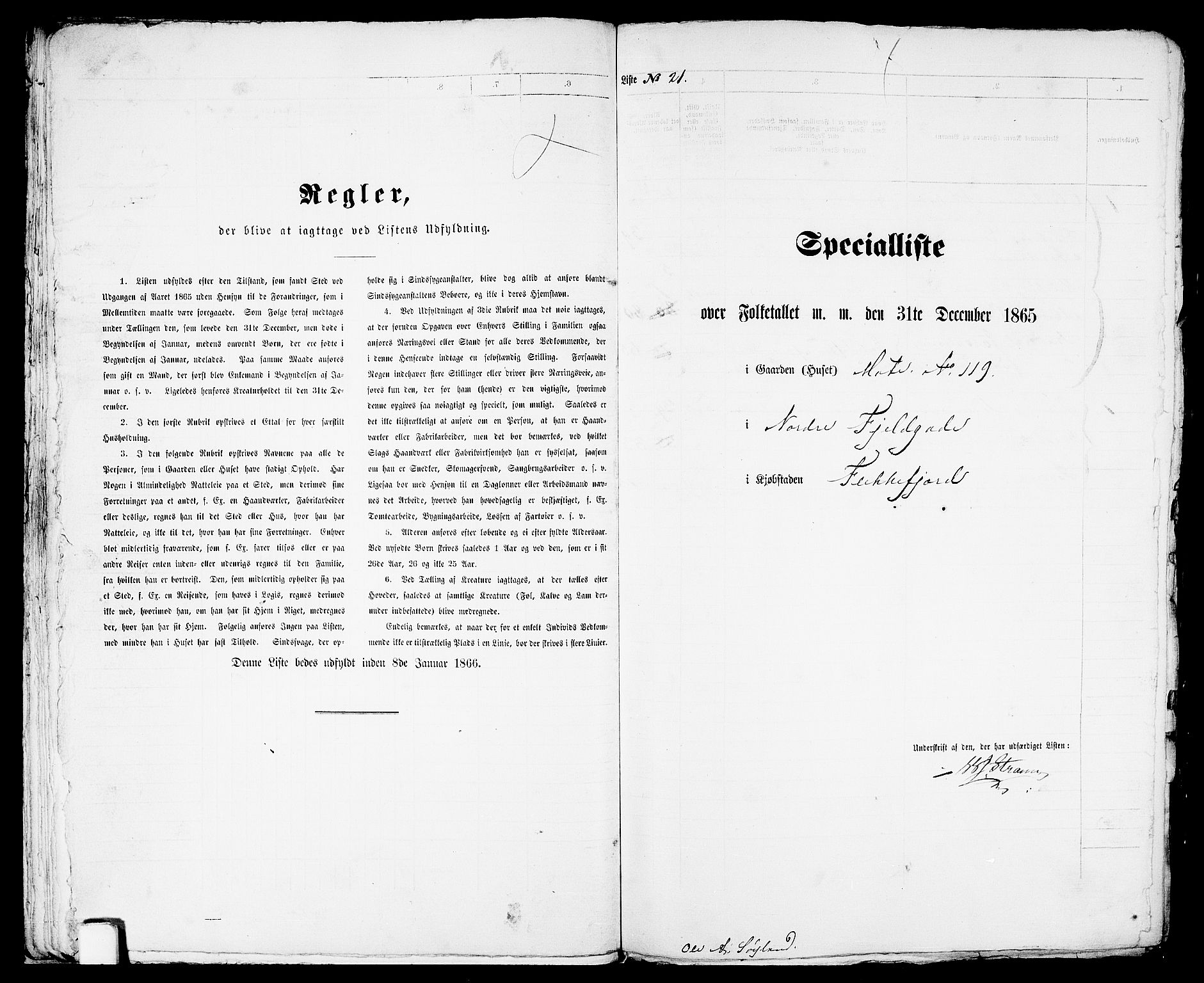 RA, 1865 census for Flekkefjord/Flekkefjord, 1865, p. 48