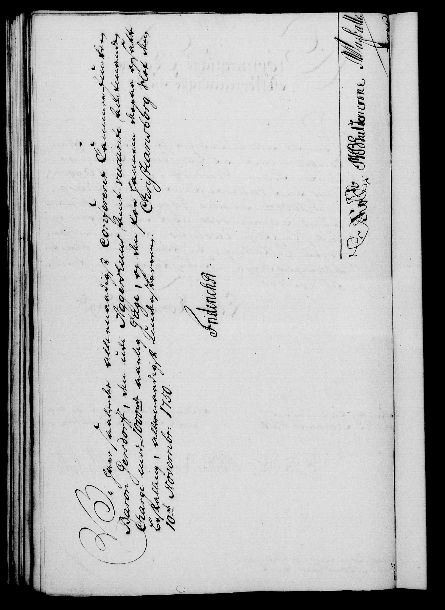 Rentekammeret, Kammerkanselliet, RA/EA-3111/G/Gf/Gfa/L0032: Norsk relasjons- og resolusjonsprotokoll (merket RK 52.32), 1750, p. 571