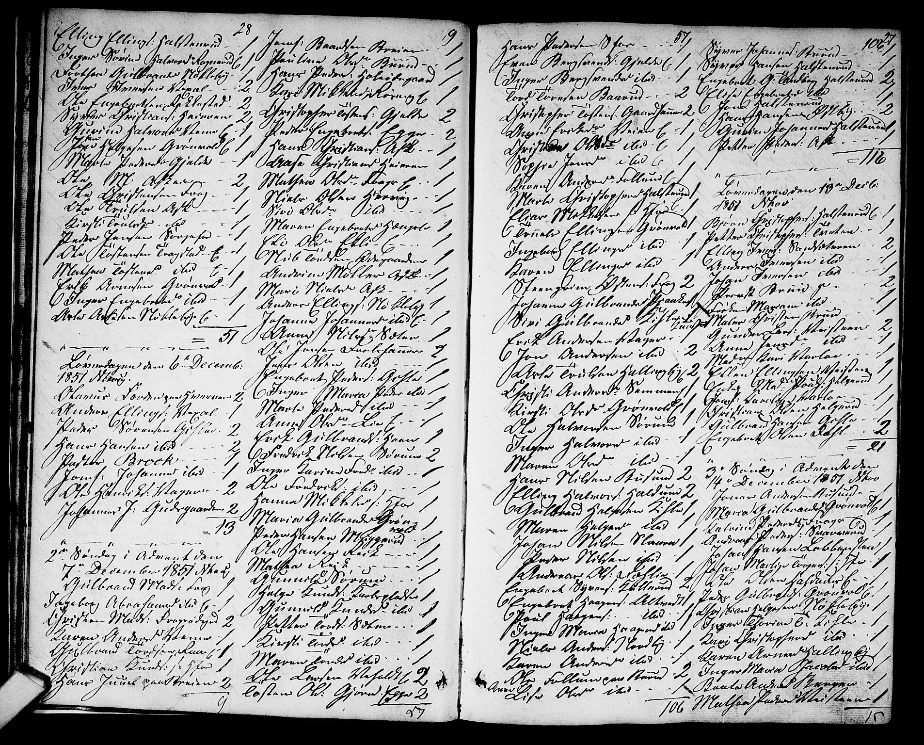 Norderhov kirkebøker, AV/SAKO-A-237/G/Ga/L0006: Parish register (copy) no. I 6, 1849-1876, p. 27