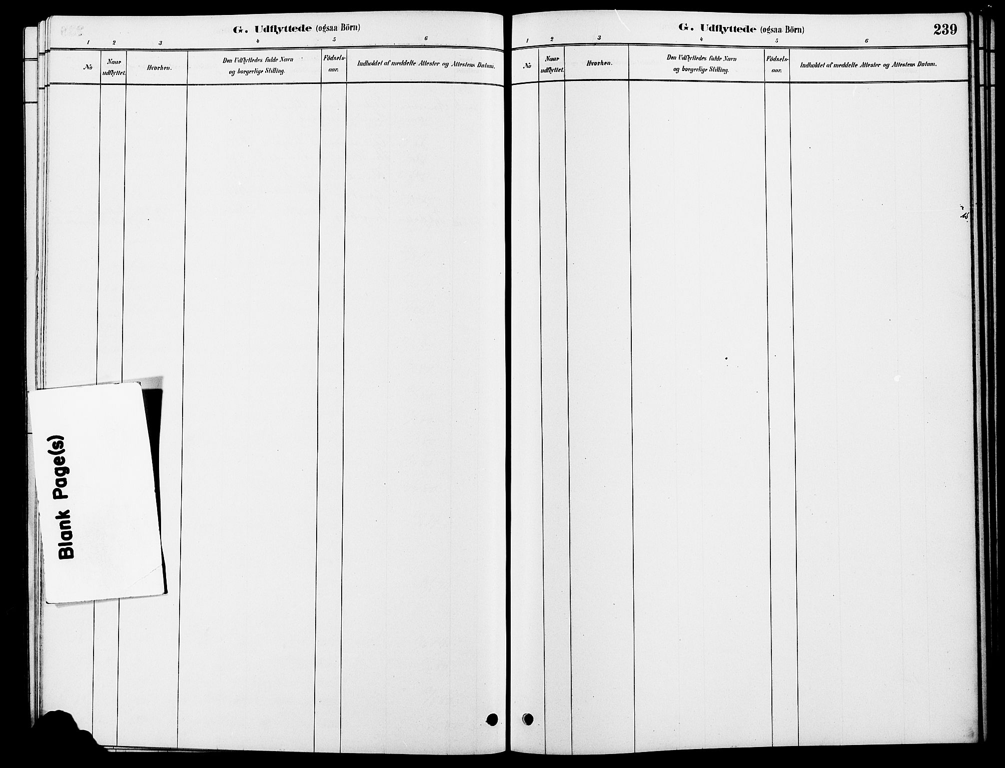 Rendalen prestekontor, SAH/PREST-054/H/Ha/Hab/L0003: Parish register (copy) no. 3, 1879-1904, p. 239