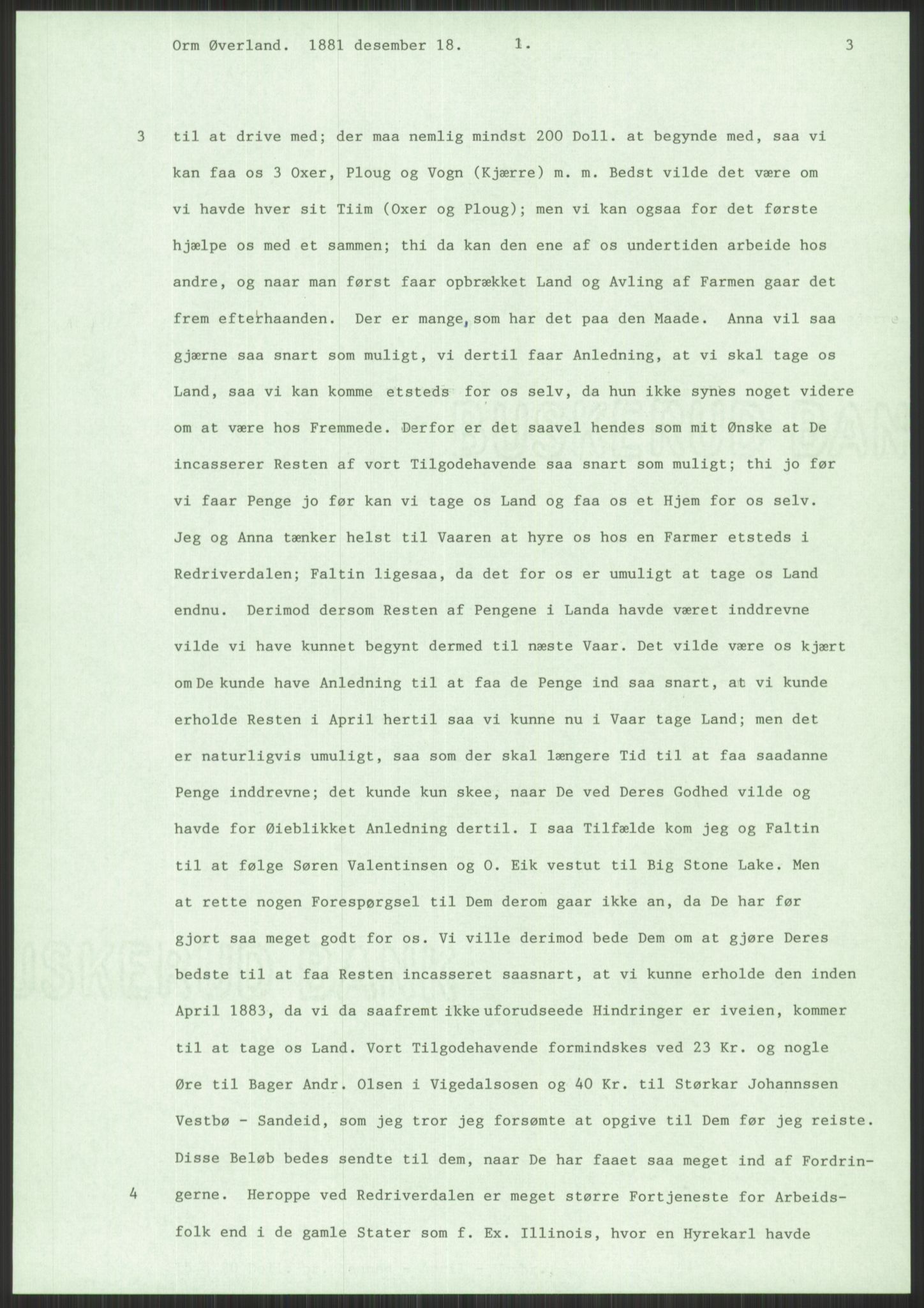 Samlinger til kildeutgivelse, Amerikabrevene, AV/RA-EA-4057/F/L0030: Innlån fra Rogaland: Vatnaland - Øverland, 1838-1914, p. 673