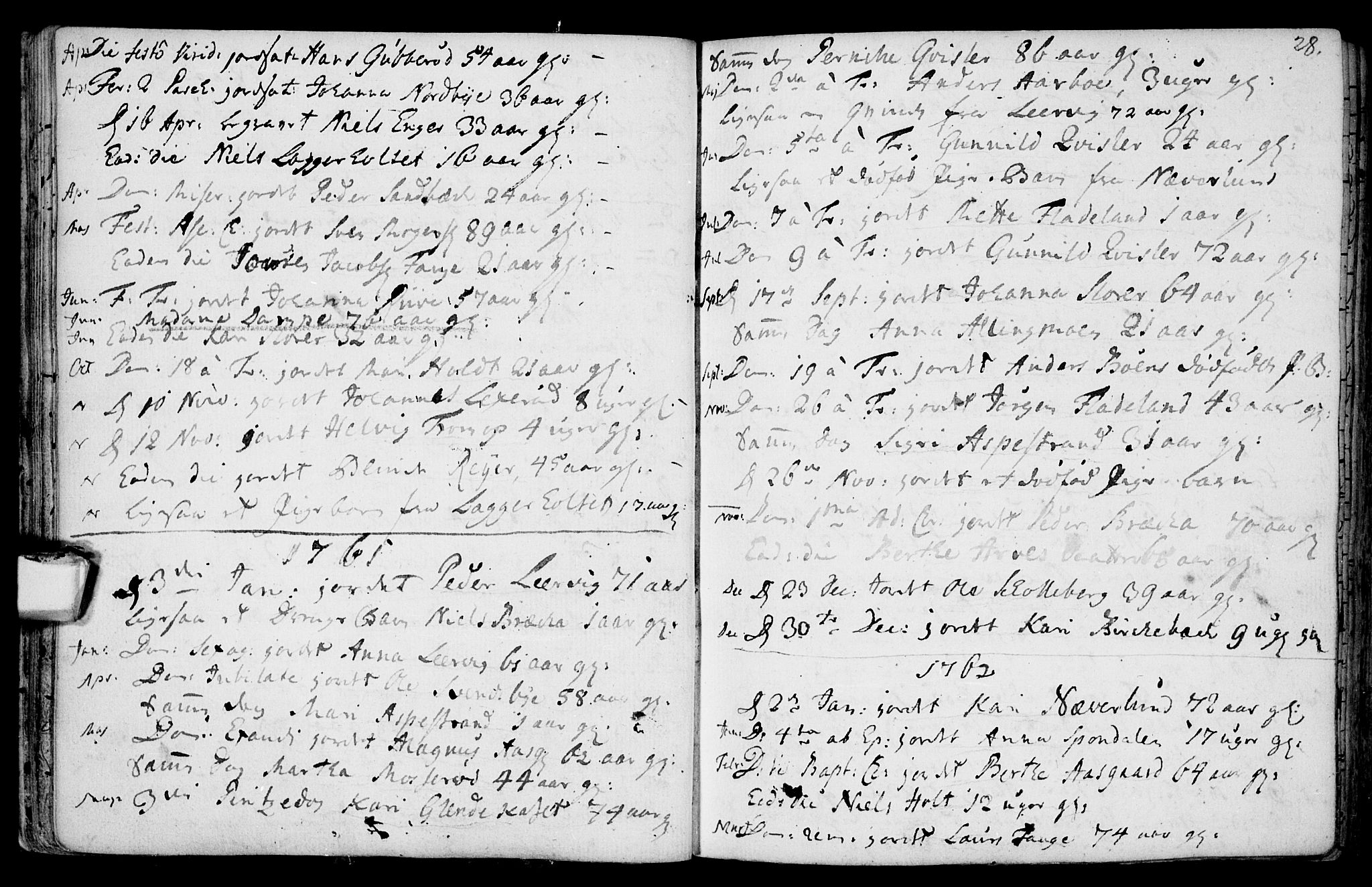 Aremark prestekontor Kirkebøker, SAO/A-10899/F/Fa/L0003: Parish register (official) no. I 3, 1745-1795, p. 28