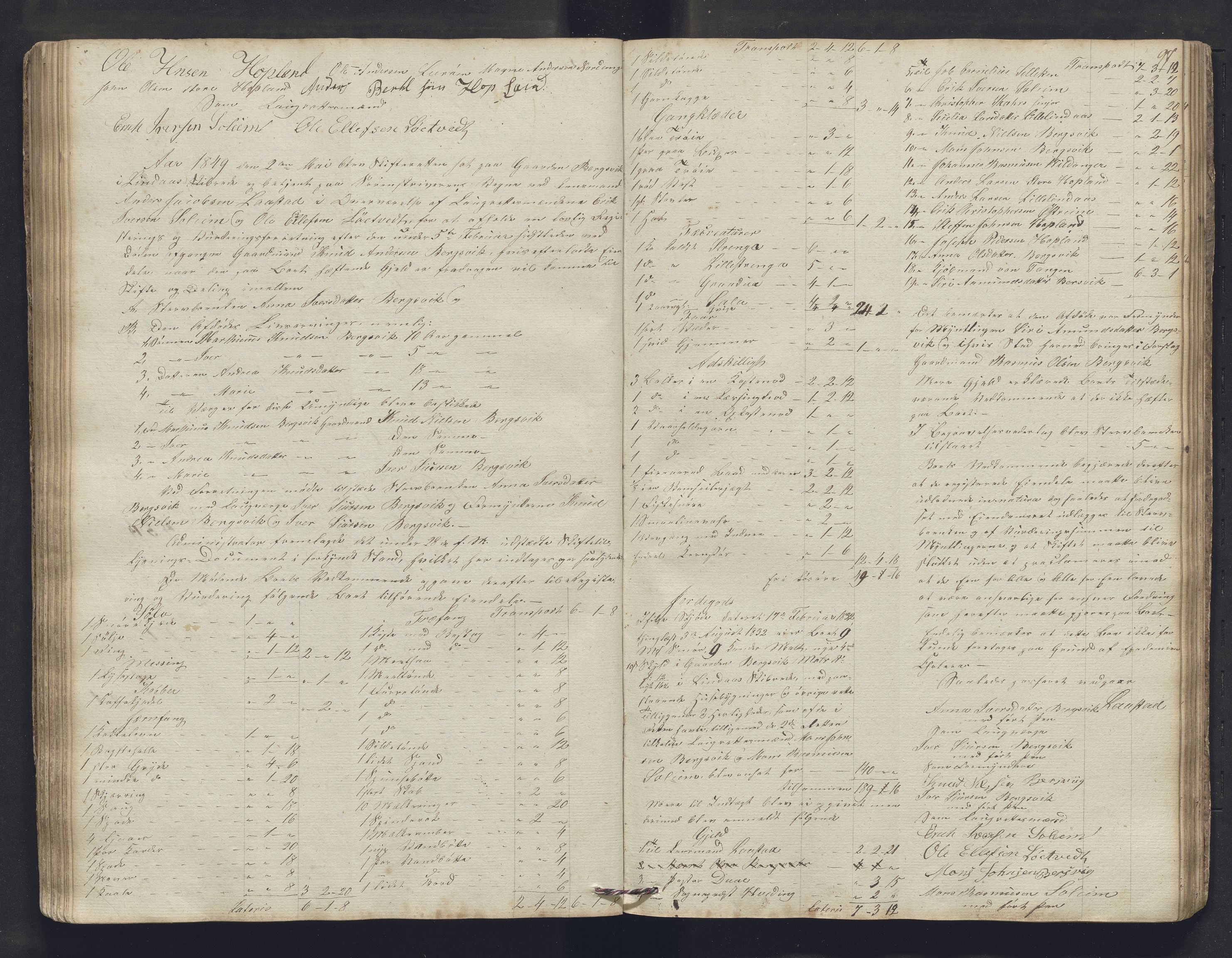 Nordhordland sorenskrivar, SAB/A-2901/1/H/Hb/L0015: Registreringsprotokollar, 1846-1850, p. 97