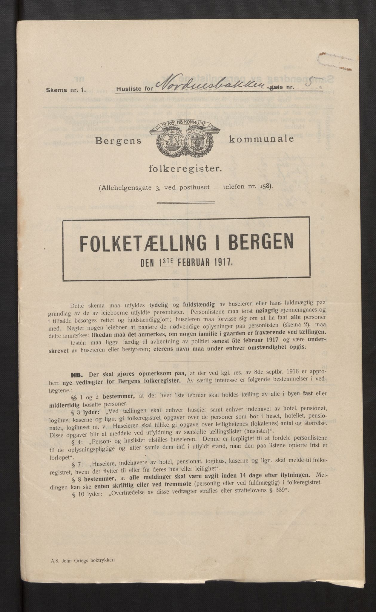 SAB, Municipal Census 1917 for Bergen, 1917, p. 26022