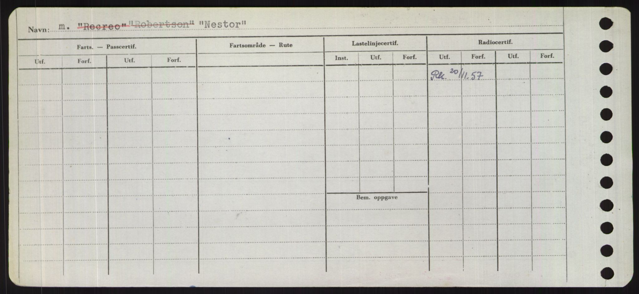 Sjøfartsdirektoratet med forløpere, Skipsmålingen, RA/S-1627/H/Hd/L0026: Fartøy, N-Norhol, p. 158