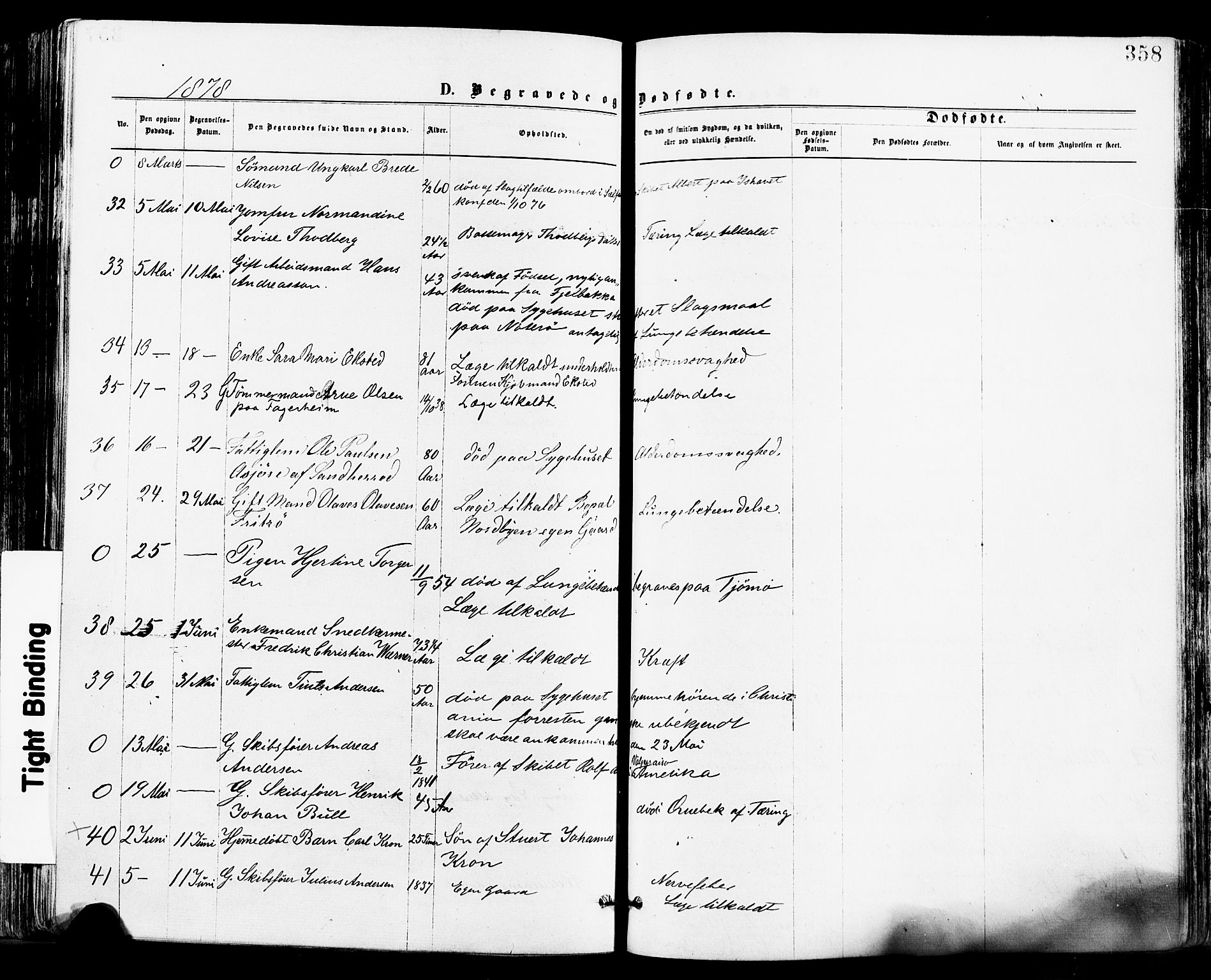 Tønsberg kirkebøker, SAKO/A-330/F/Fa/L0010: Parish register (official) no. I 10, 1874-1880, p. 358
