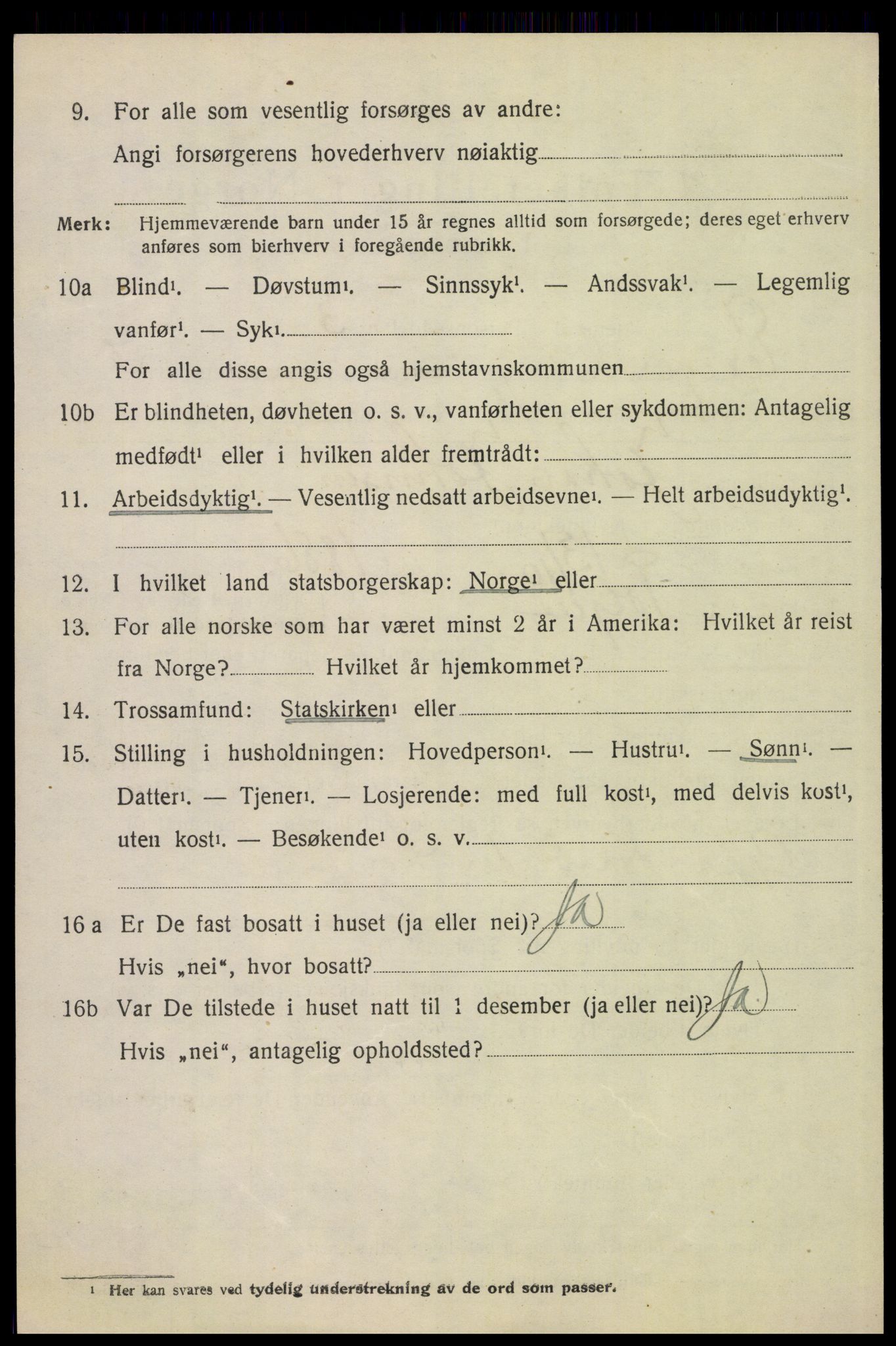 SAH, 1920 census for Engerdal, 1920, p. 2746