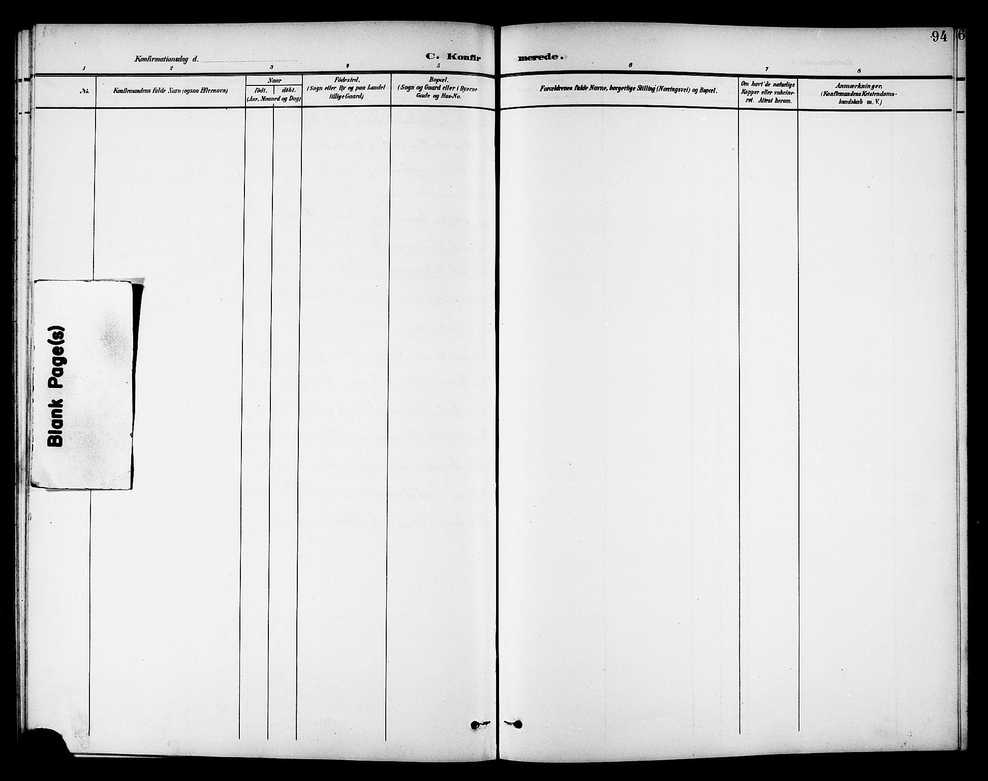 Ministerialprotokoller, klokkerbøker og fødselsregistre - Nord-Trøndelag, SAT/A-1458/742/L0412: Parish register (copy) no. 742C03, 1898-1910, p. 94