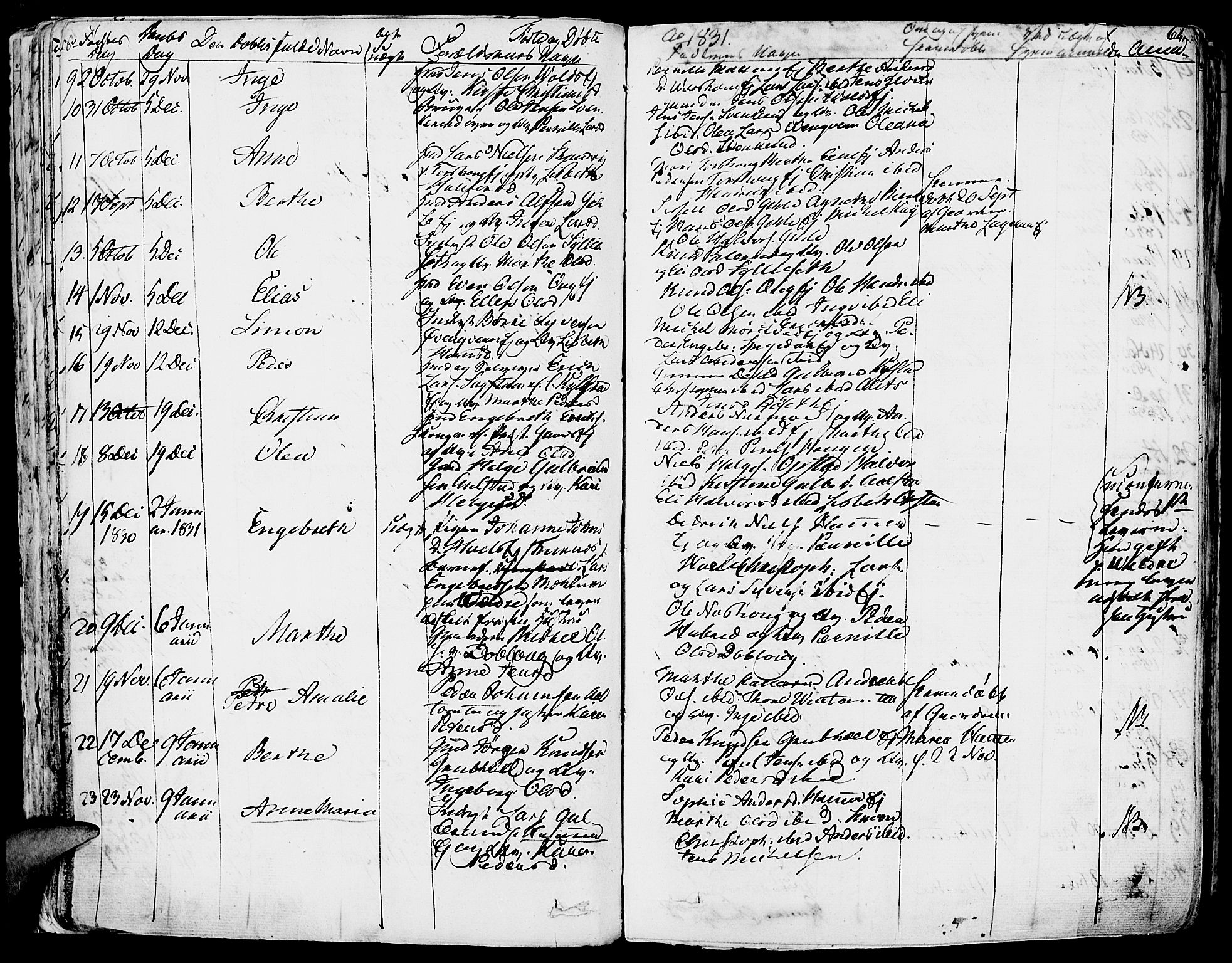 Vang prestekontor, Hedmark, AV/SAH-PREST-008/H/Ha/Haa/L0009: Parish register (official) no. 9, 1826-1841, p. 62