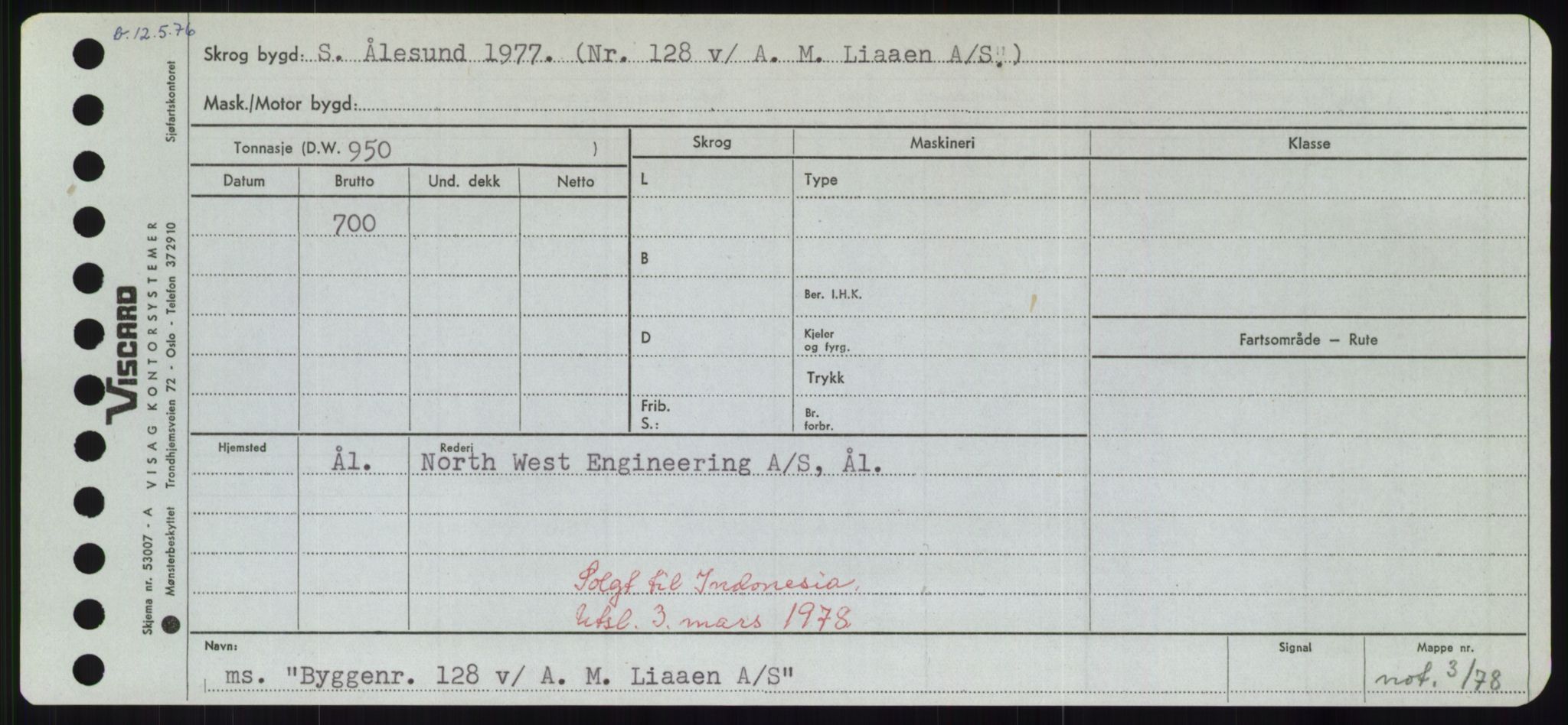 Sjøfartsdirektoratet med forløpere, Skipsmålingen, AV/RA-S-1627/H/Hd/L0006: Fartøy, Byg-Båt, p. 521