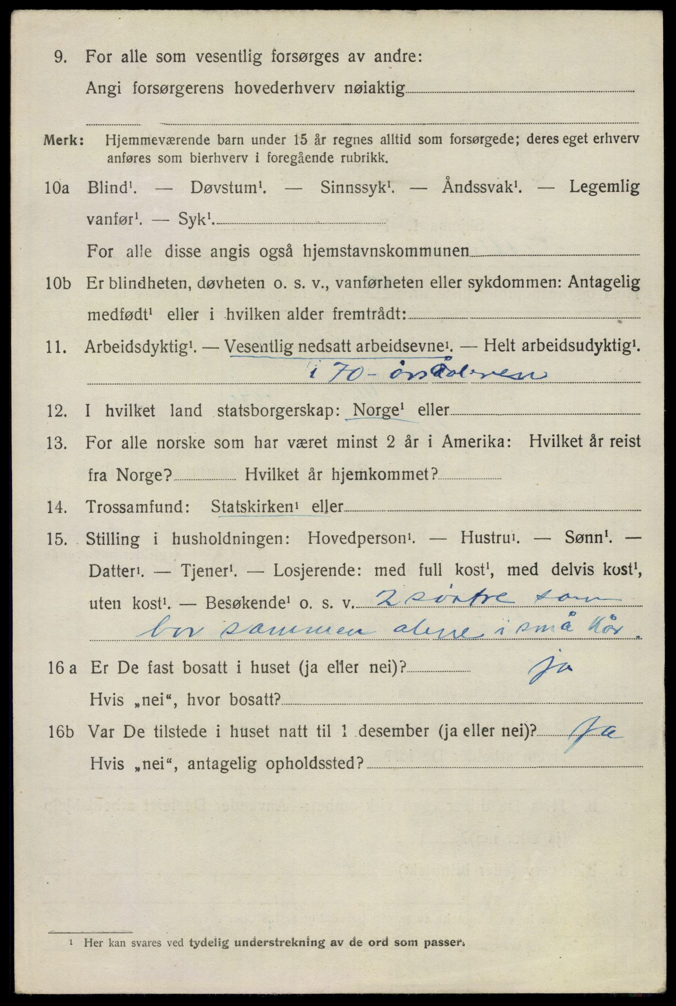SAO, 1920 census for Ullensaker, 1920, p. 13478