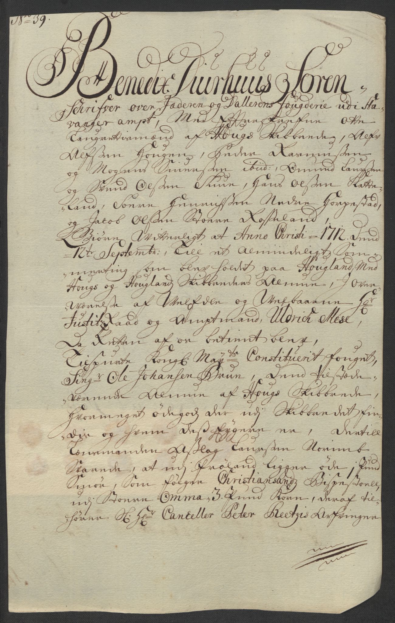 Rentekammeret inntil 1814, Reviderte regnskaper, Fogderegnskap, RA/EA-4092/R46/L2737: Fogderegnskap Jæren og Dalane, 1712, p. 290