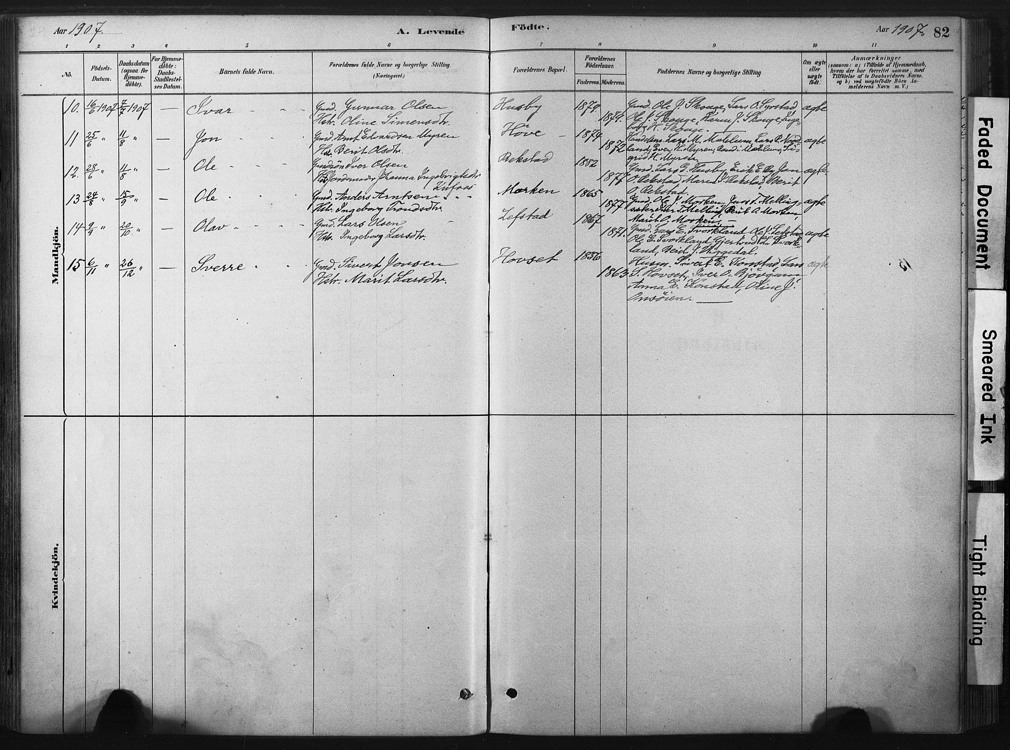 Ministerialprotokoller, klokkerbøker og fødselsregistre - Sør-Trøndelag, SAT/A-1456/667/L0795: Parish register (official) no. 667A03, 1879-1907, p. 82