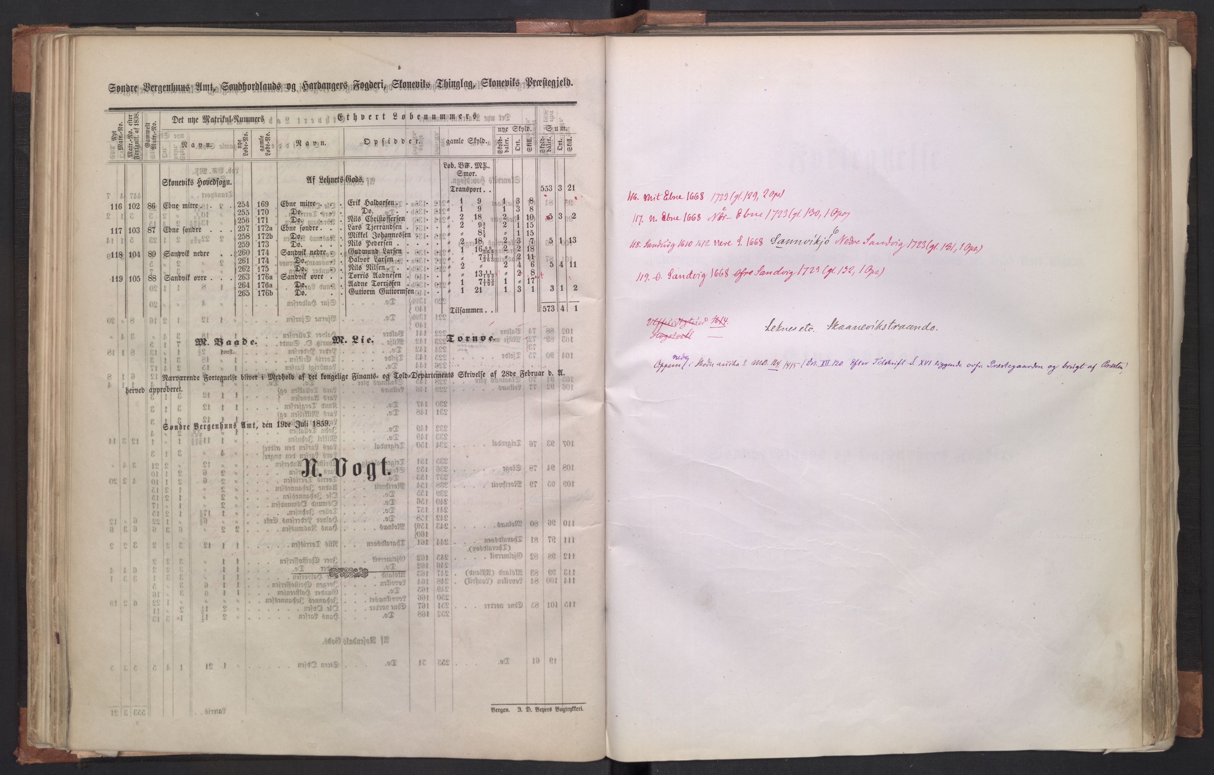 Rygh, AV/RA-PA-0034/F/Fb/L0011: Matrikkelen for 1838 - Søndre Bergenhus amt (Hordaaland fylke), 1838