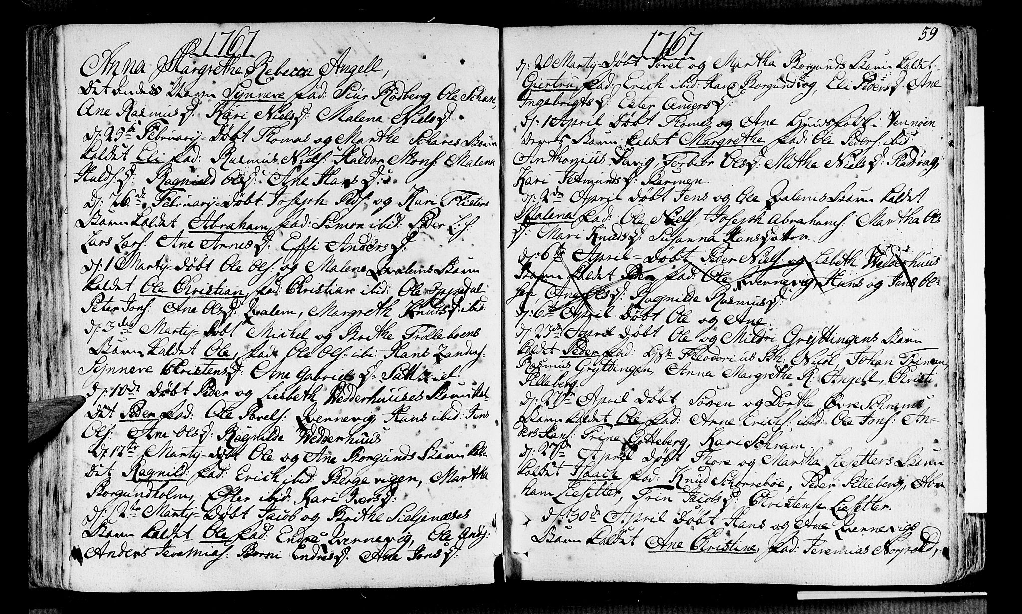 Selje sokneprestembete, AV/SAB-A-99938/H/Ha/Haa/Haaa: Parish register (official) no. A 5, 1760-1782, p. 59