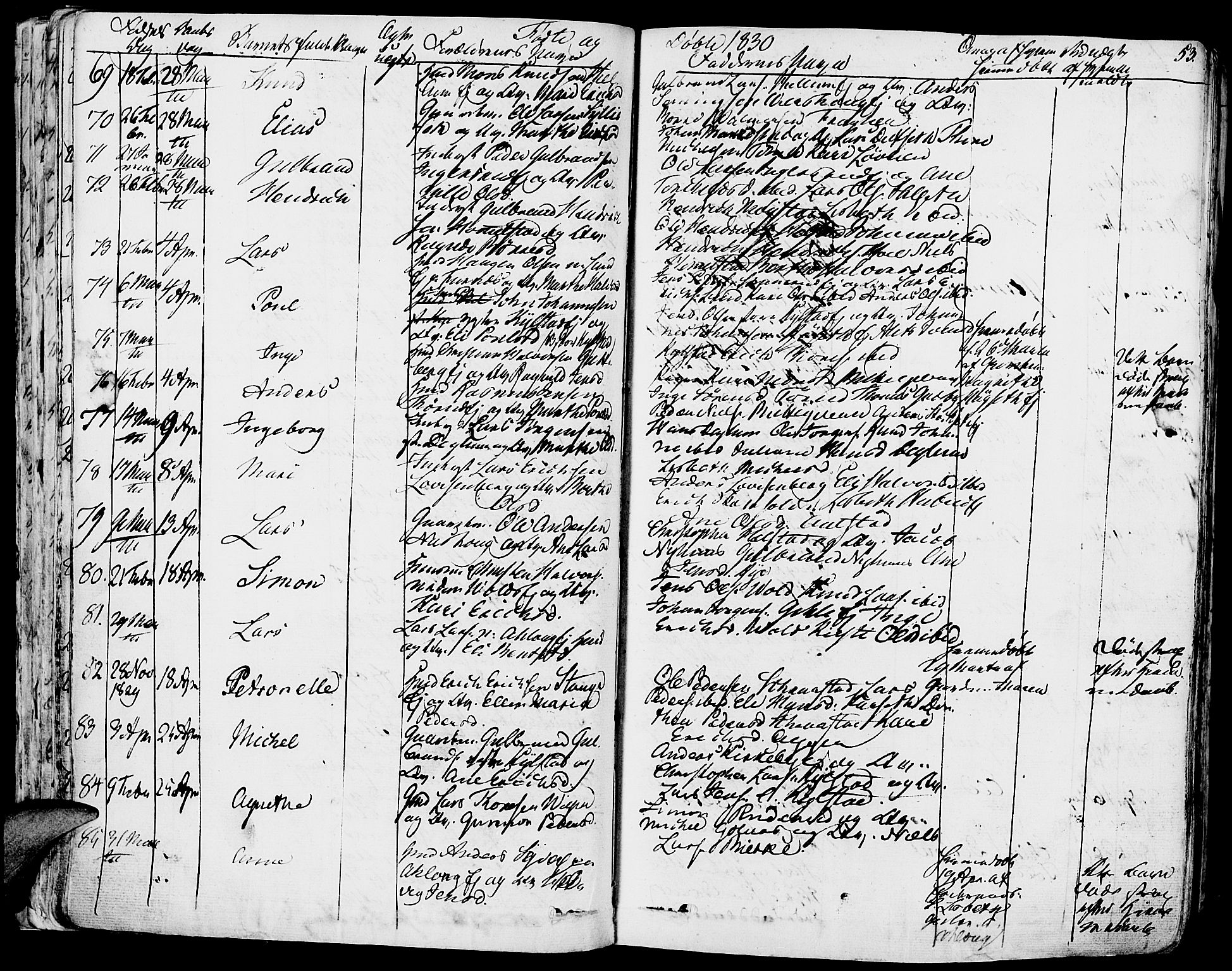 Vang prestekontor, Hedmark, AV/SAH-PREST-008/H/Ha/Haa/L0009: Parish register (official) no. 9, 1826-1841, p. 53