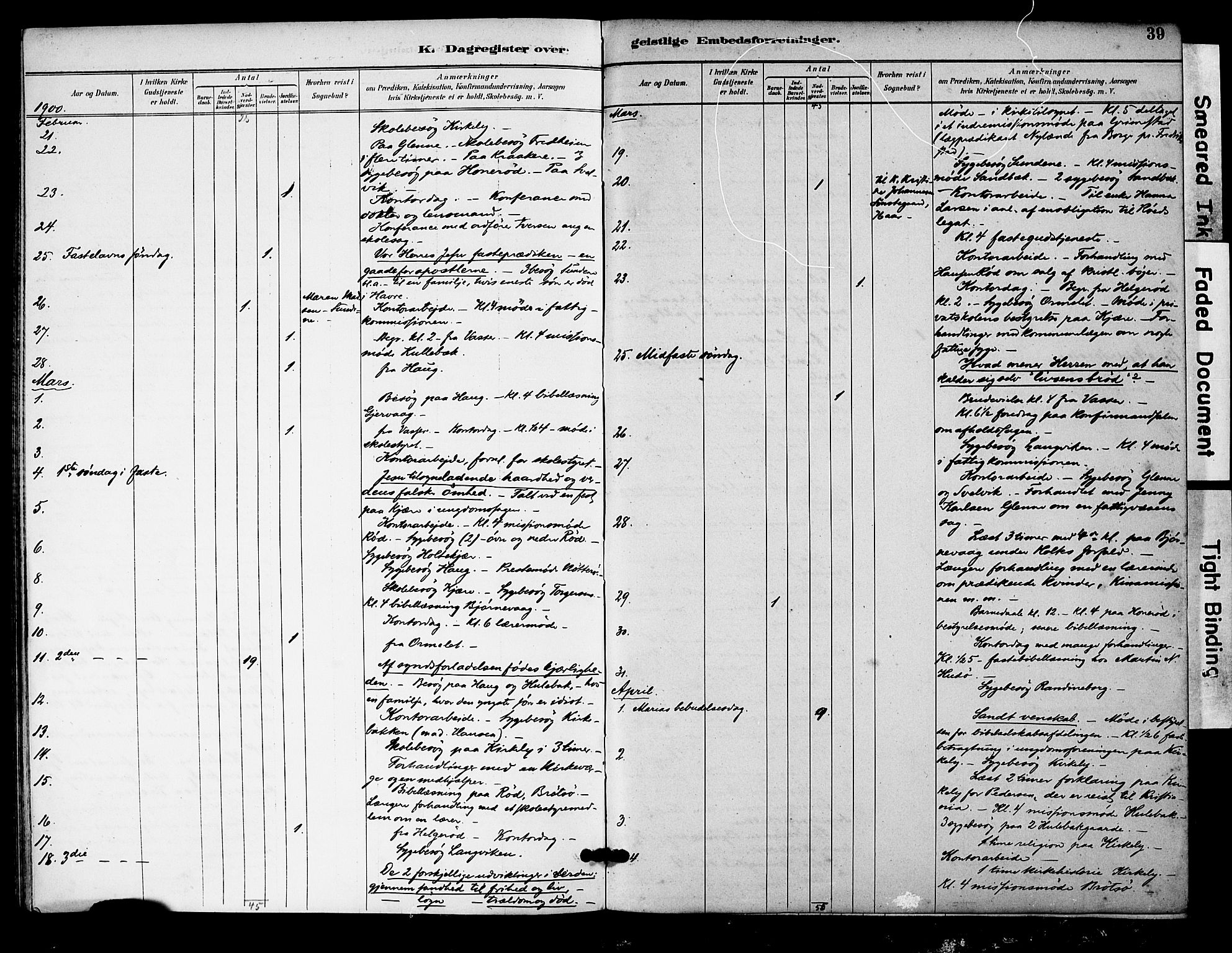 Tjøme kirkebøker, AV/SAKO-A-328/F/Fa/L0004: Parish register (official) no. I 4, 1891-1900, p. 39