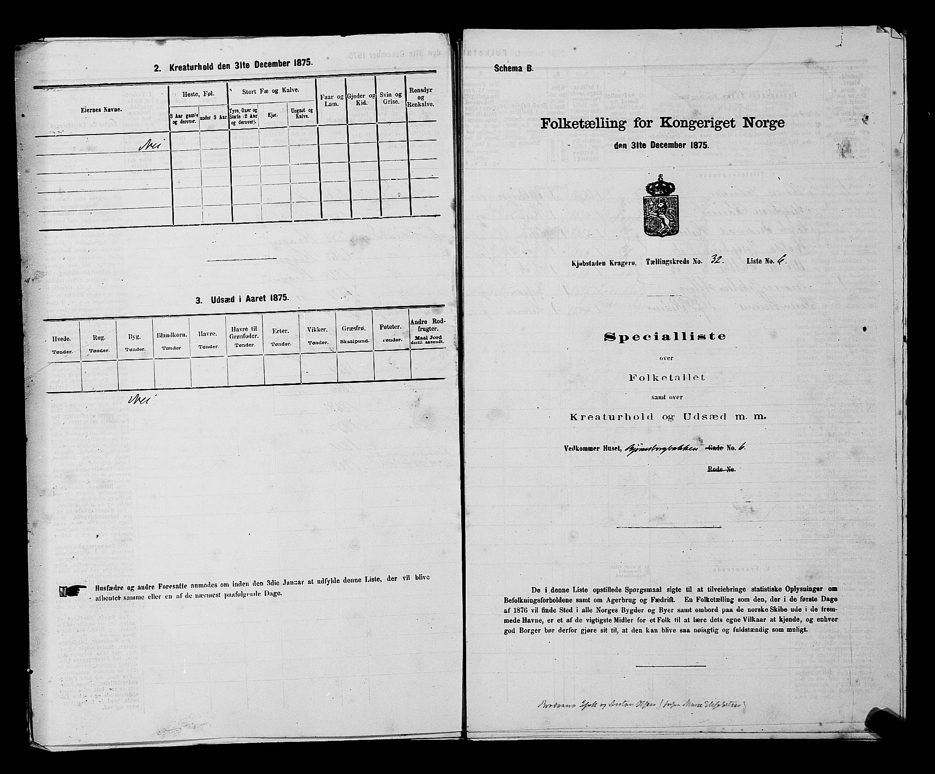 SAKO, 1875 census for 0801P Kragerø, 1875, p. 765