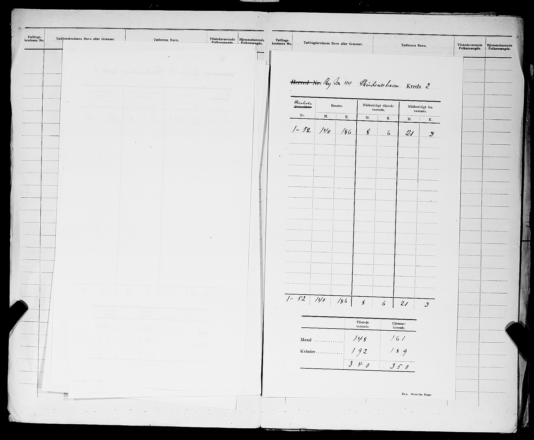 SAST, 1900 census for Skudeneshavn, 1900, p. 7