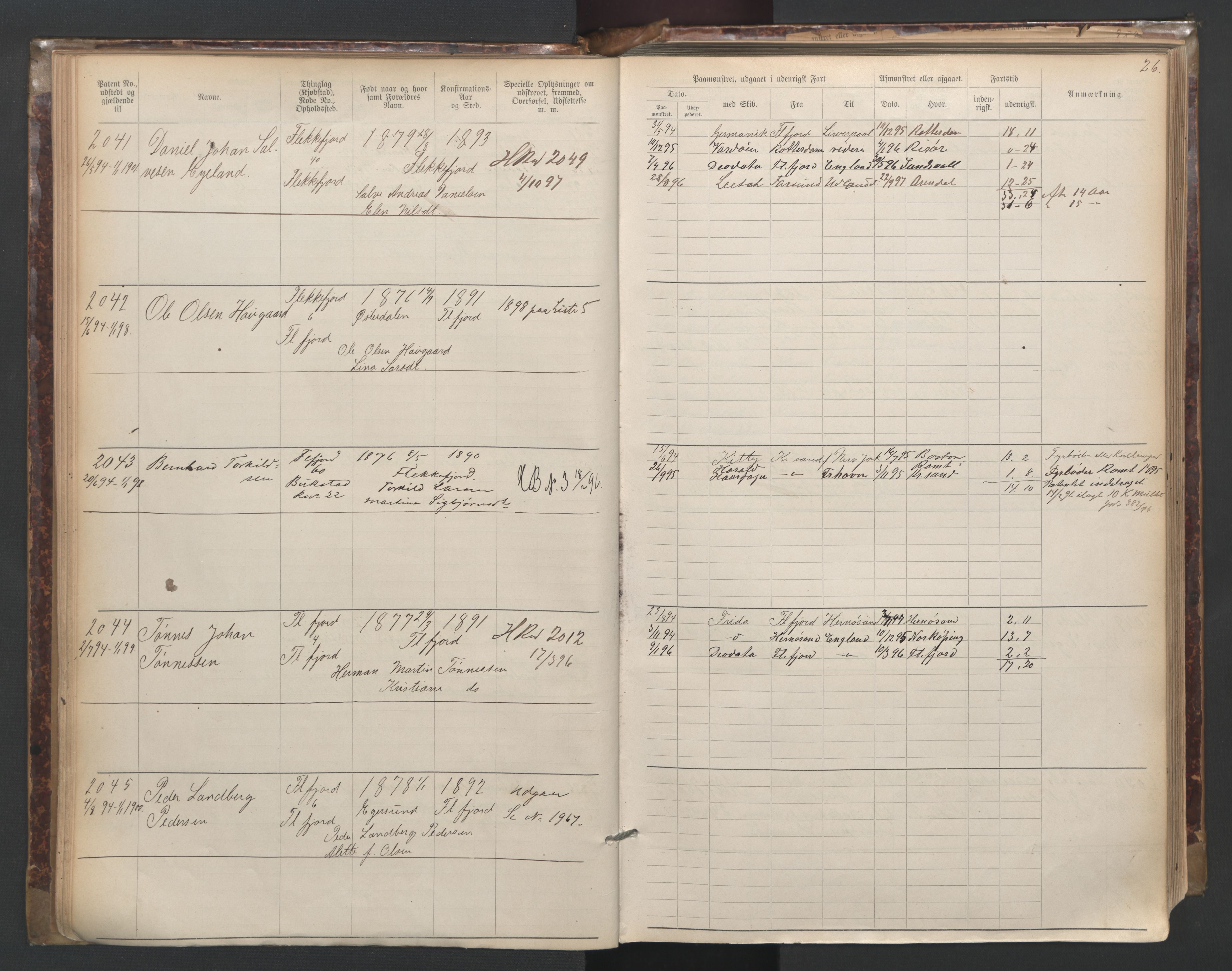 Flekkefjord mønstringskrets, AV/SAK-2031-0018/F/Fa/L0003: Annotasjonsrulle nr 1921-2963 med register, N-3, 1892-1948, p. 55