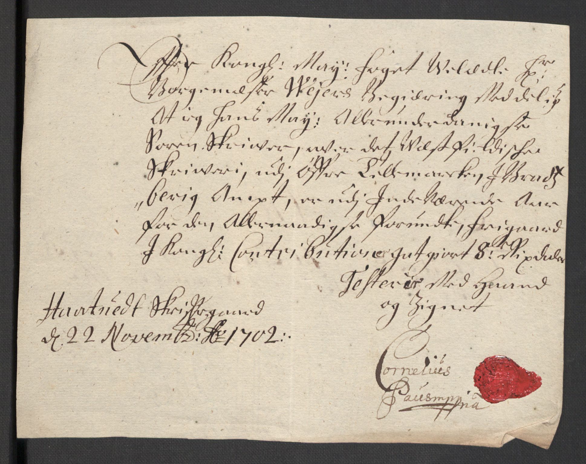 Rentekammeret inntil 1814, Reviderte regnskaper, Fogderegnskap, AV/RA-EA-4092/R36/L2107: Fogderegnskap Øvre og Nedre Telemark og Bamble, 1702, p. 274