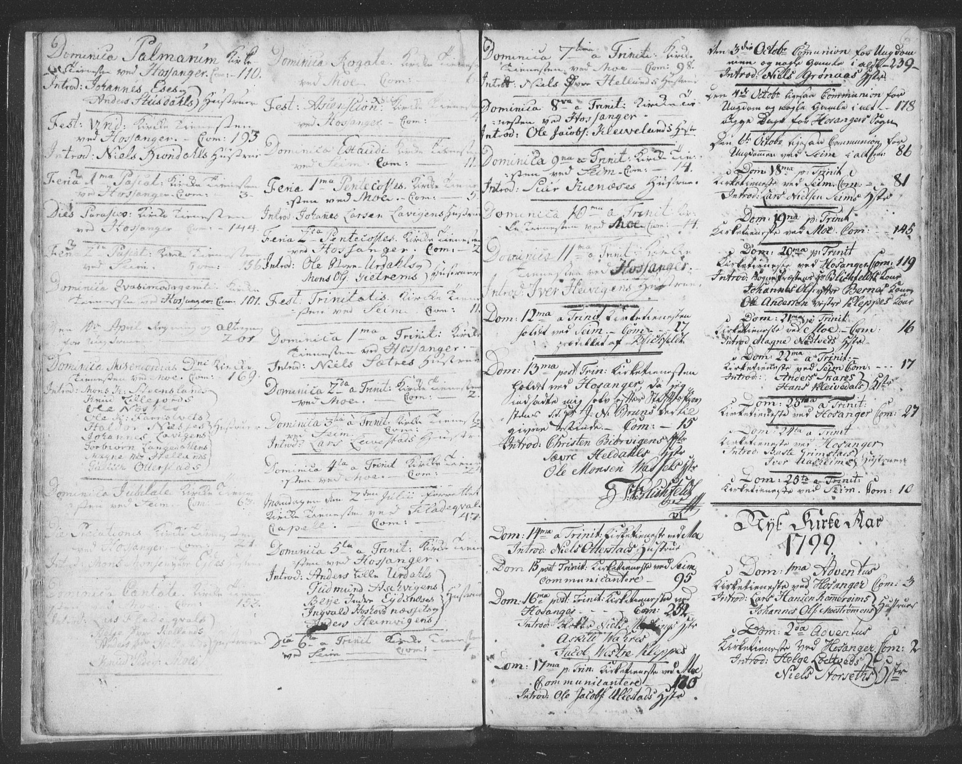 Hosanger sokneprestembete, SAB/A-75801/H/Haa: Parish register (official) no. A 3, 1793-1811, p. 5b-6a