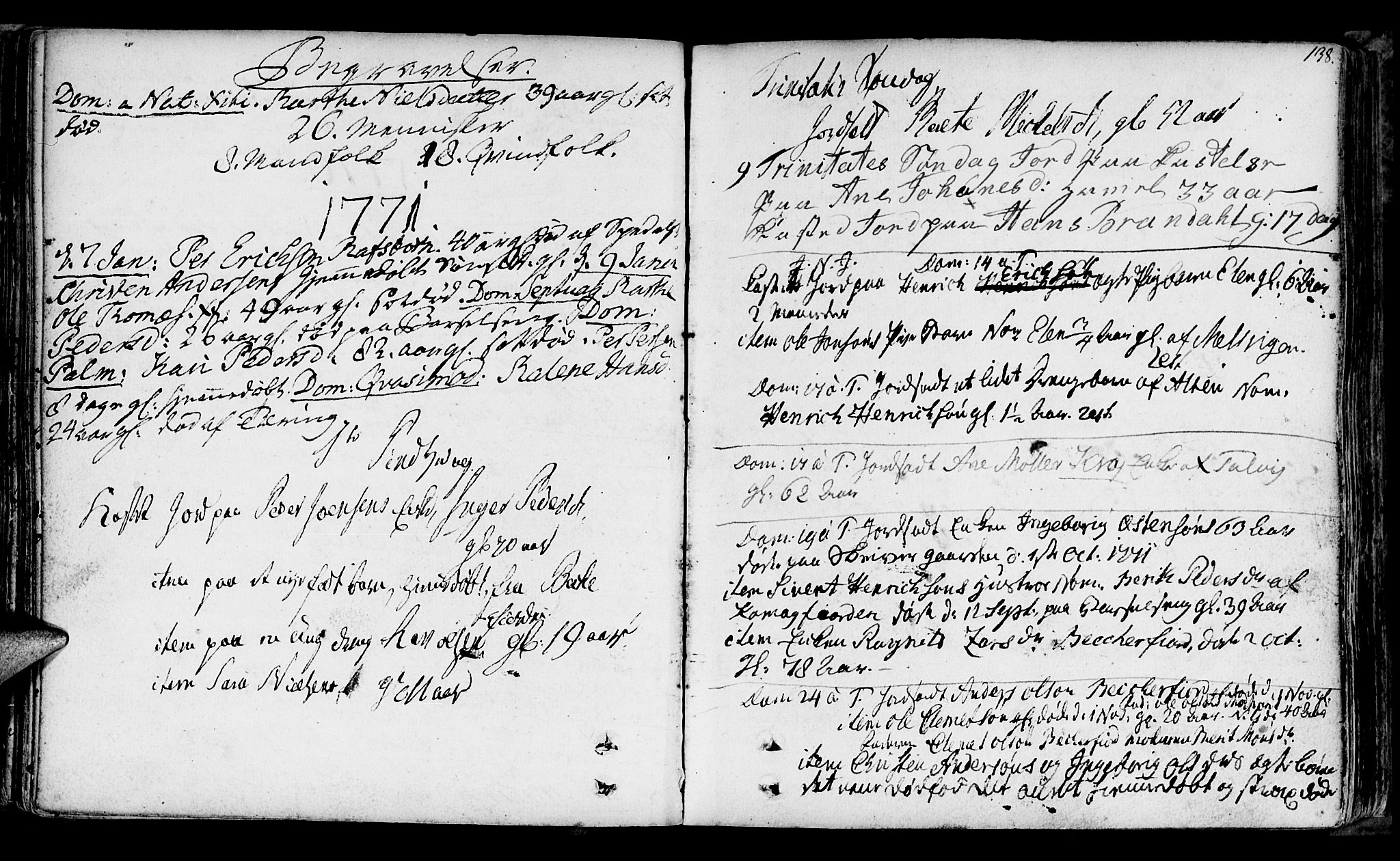 Talvik sokneprestkontor, AV/SATØ-S-1337/H/Ha/L0004kirke: Parish register (official) no. 4, 1752-1772, p. 138