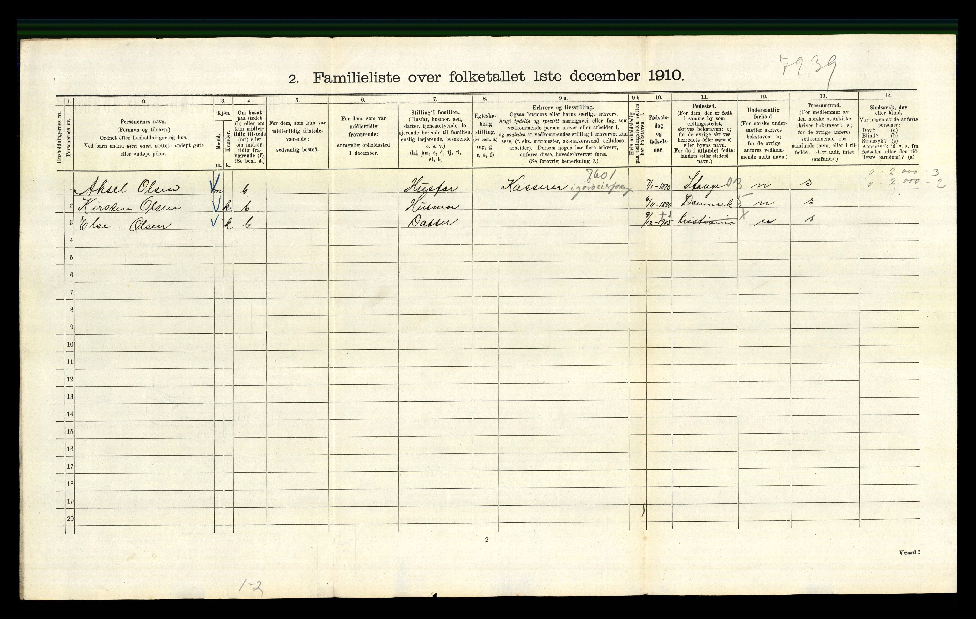 RA, 1910 census for Kristiania, 1910, p. 8780