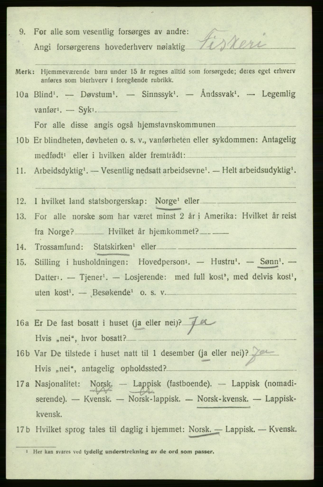 SATØ, 1920 census for Måsøy, 1920, p. 1189