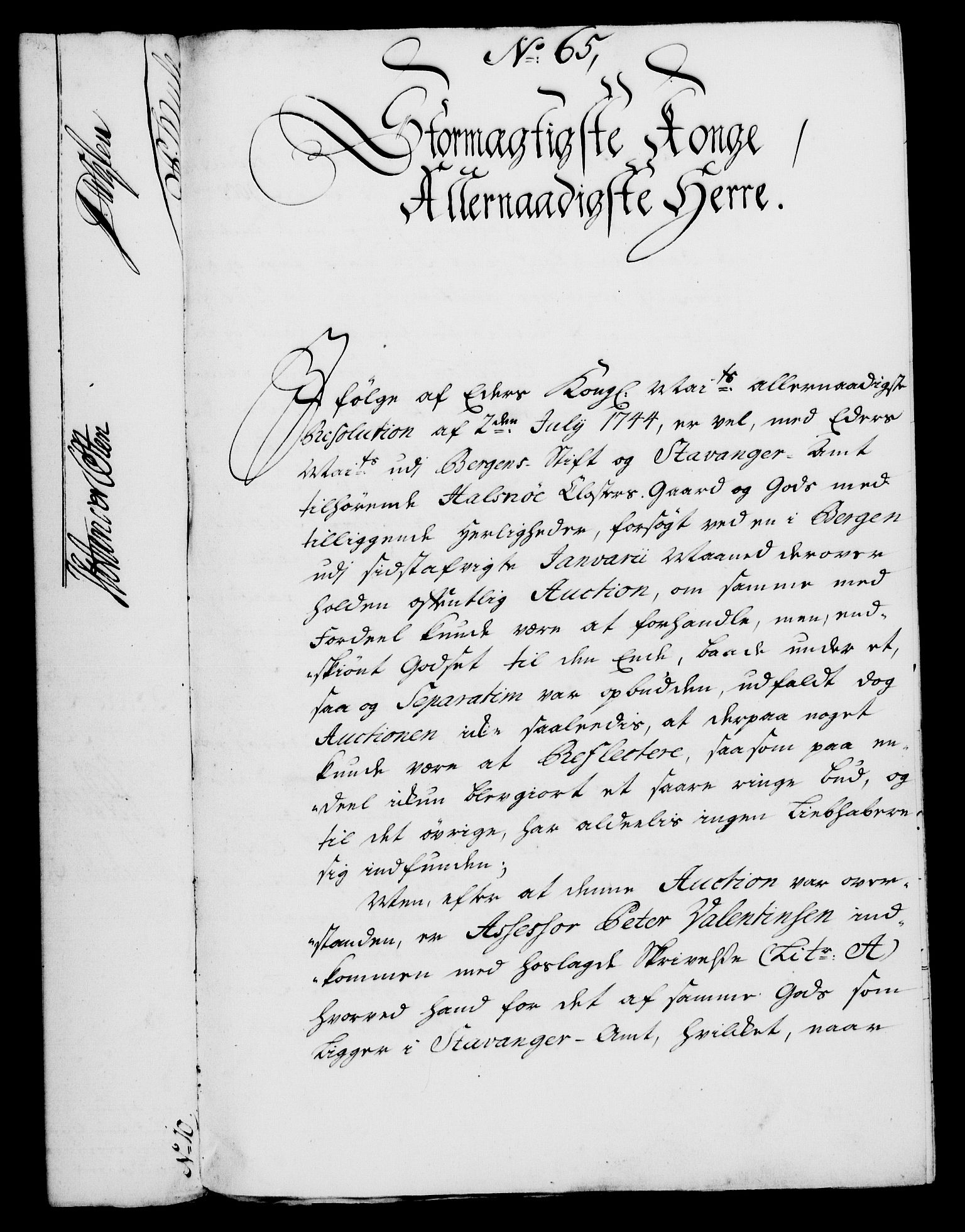 Rentekammeret, Kammerkanselliet, RA/EA-3111/G/Gf/Gfa/L0028: Norsk relasjons- og resolusjonsprotokoll (merket RK 52.28), 1745-1746, p. 379