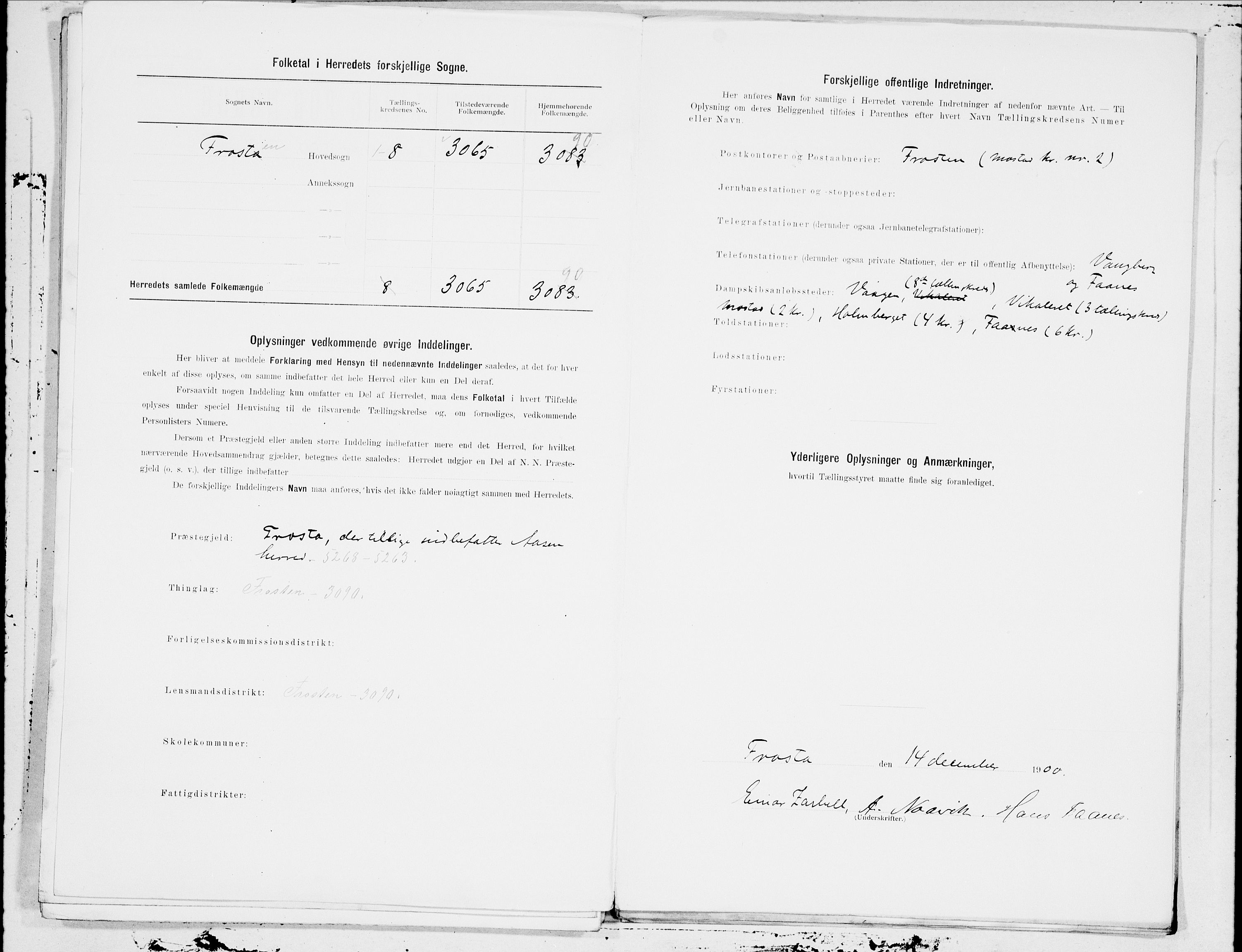 SAT, 1900 census for Frosta, 1900, p. 19