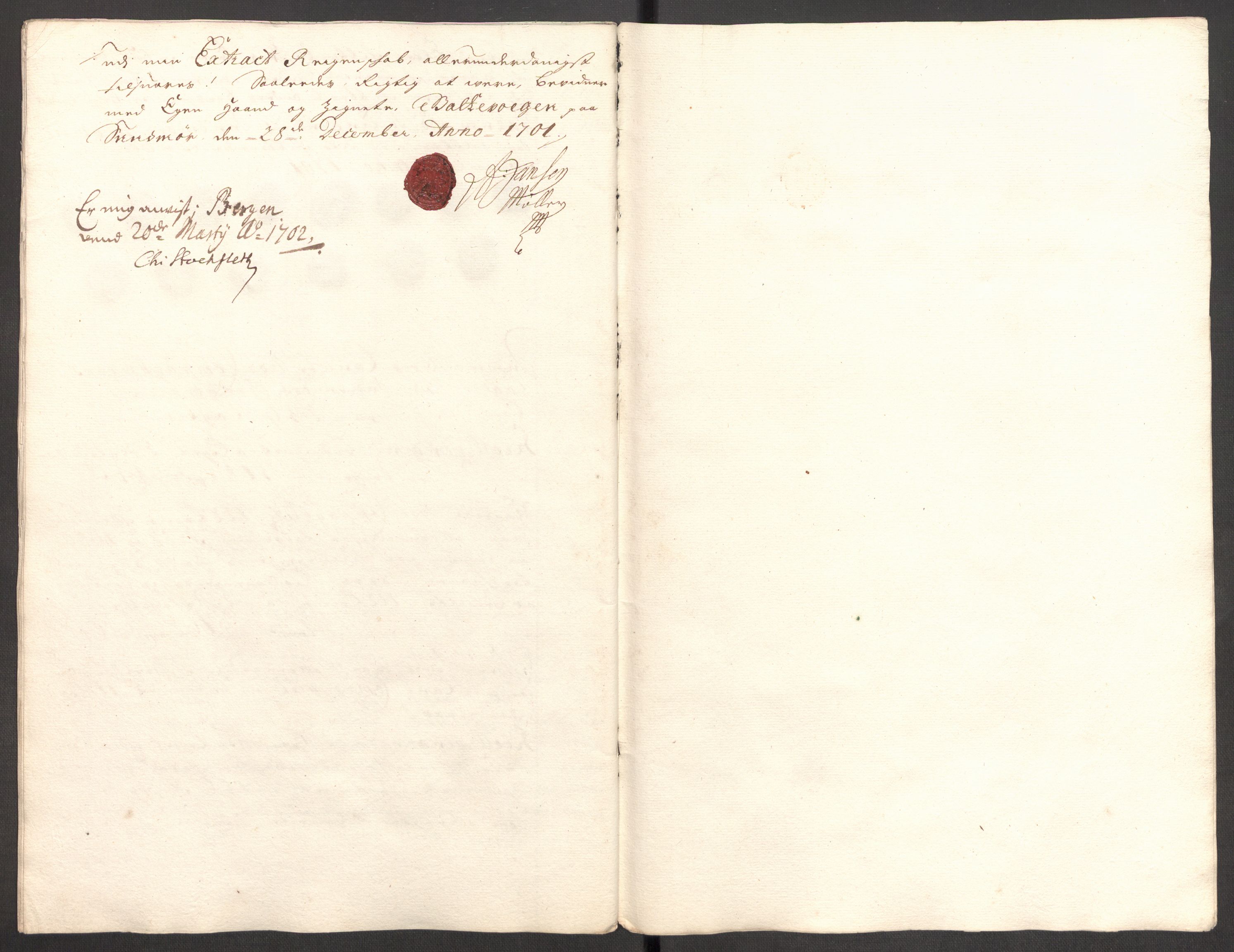 Rentekammeret inntil 1814, Reviderte regnskaper, Fogderegnskap, AV/RA-EA-4092/R54/L3558: Fogderegnskap Sunnmøre, 1700-1701, p. 362