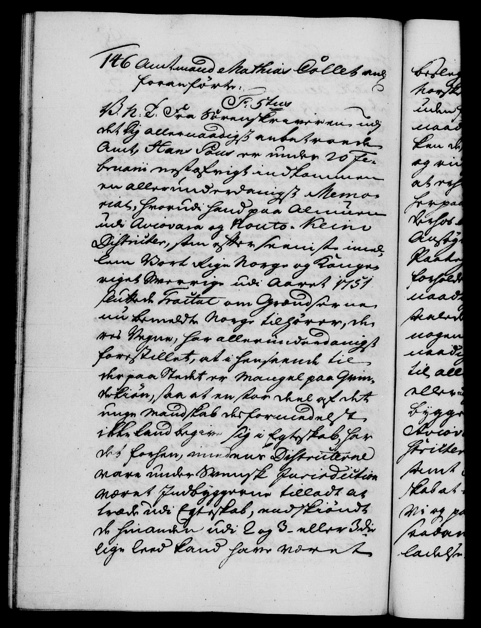 Danske Kanselli 1572-1799, AV/RA-EA-3023/F/Fc/Fca/Fcab/L0035: Norske tegnelser, 1755-1756, p. 498b